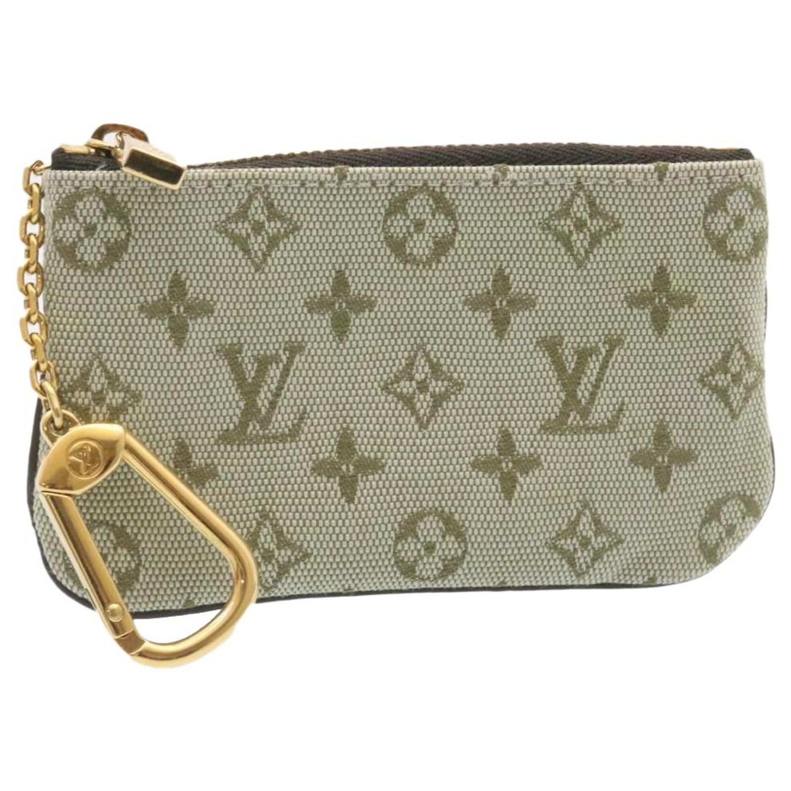 LOUIS VUITTON Monogram Mini Pochette Cles Monedero Caqui M92437 LV Auth  26870 ref.459577 - Joli Closet