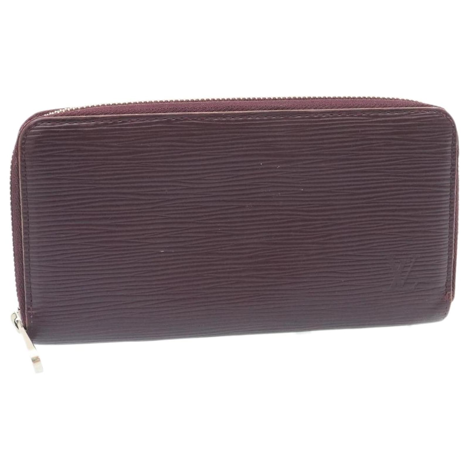 Louis Vuitton Cassis Epi Leather Zippy Wallet Louis Vuitton