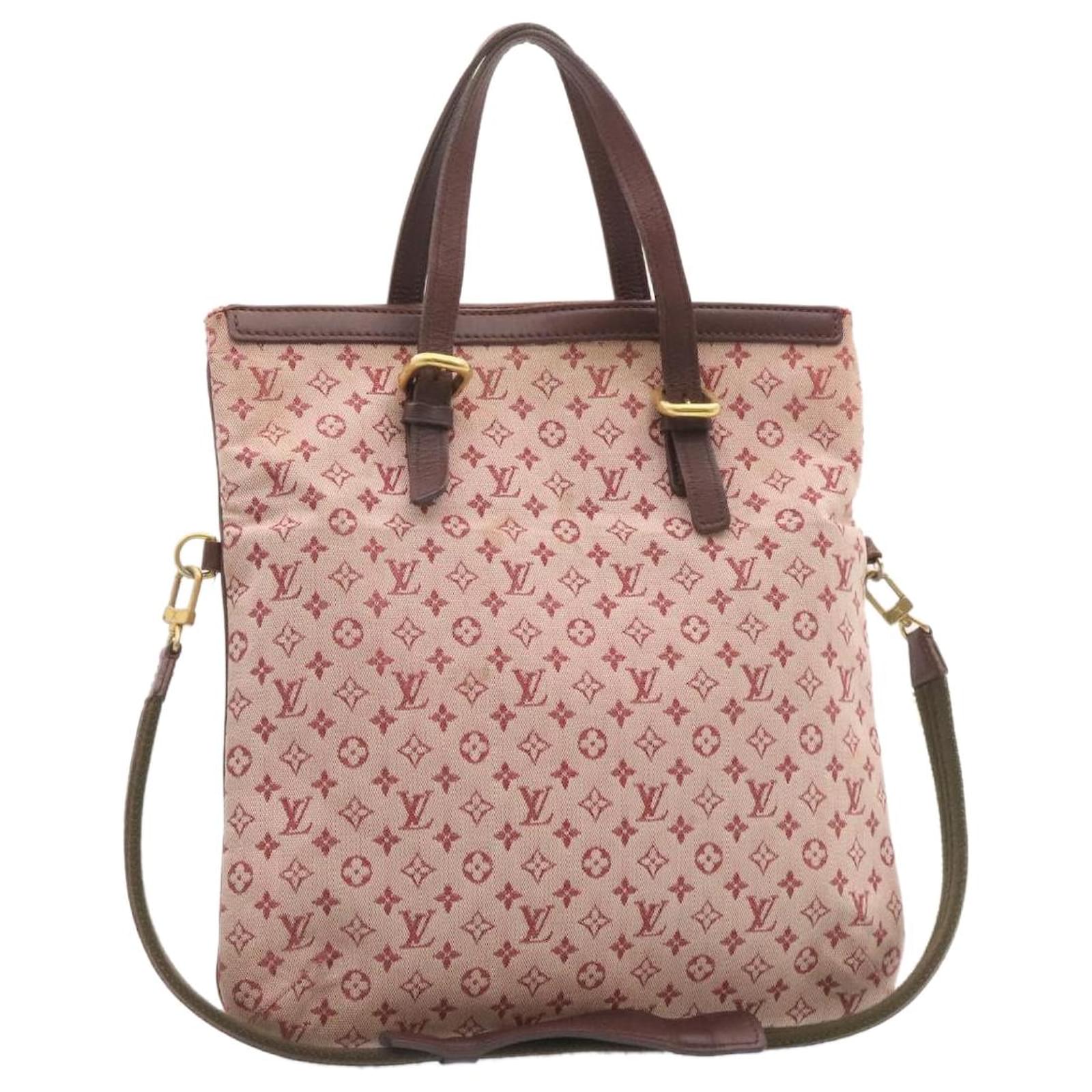 Louis Vuitton Monogram Mini Francoise 2way Tote Bag Red M92210 Lv