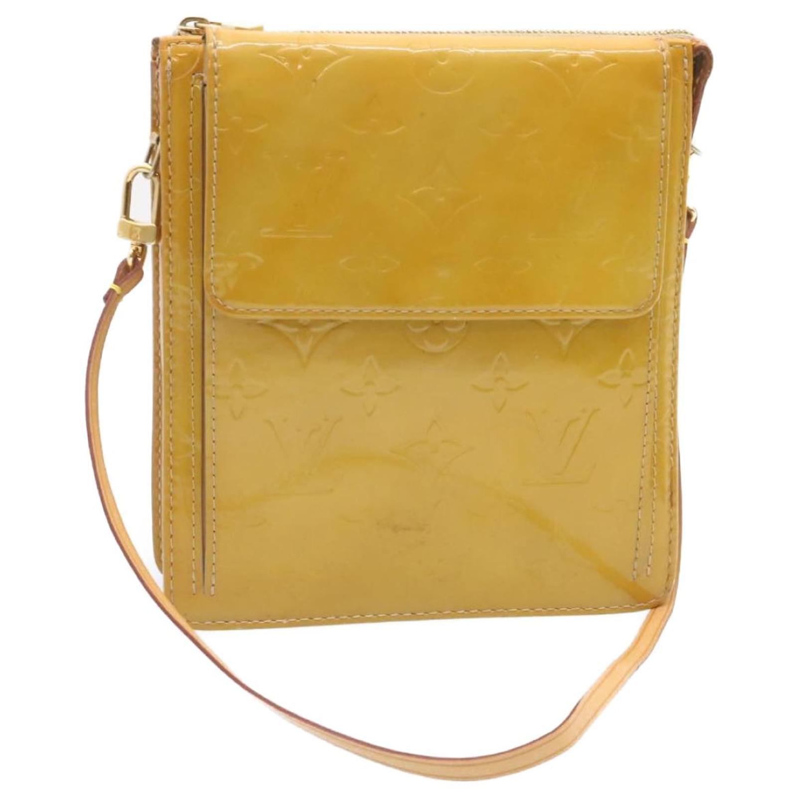 Louis Vuitton Monogram Vernis Mott Bag - Yellow Shoulder Bags