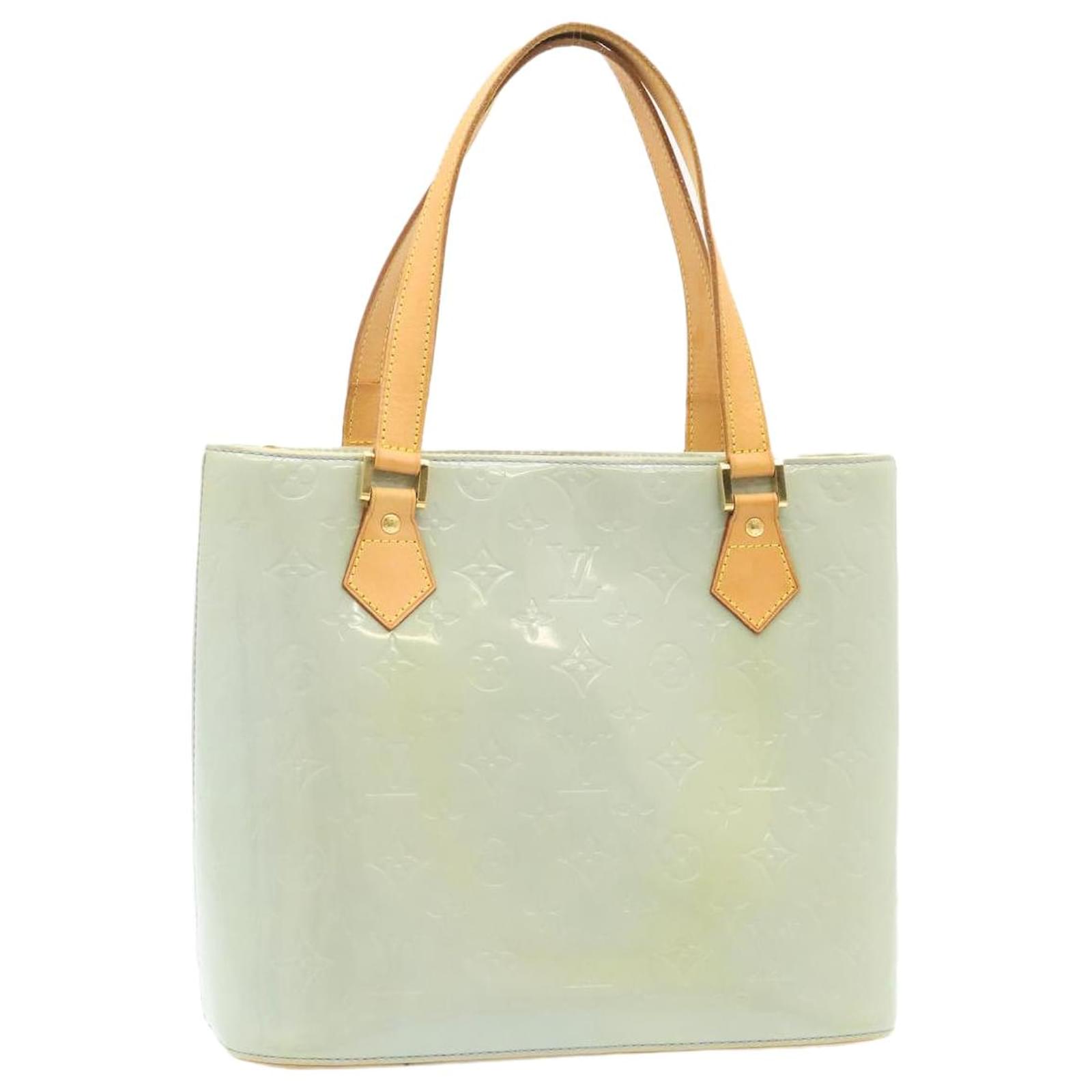 Louis Vuitton MInt Green Monogram Vernis Houston Bag Louis Vuitton