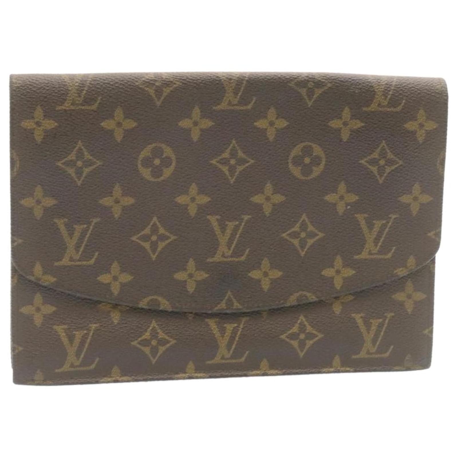 Louis Vuitton Vintage Pochette Rabat Monogram Canvas Clutch Bag at