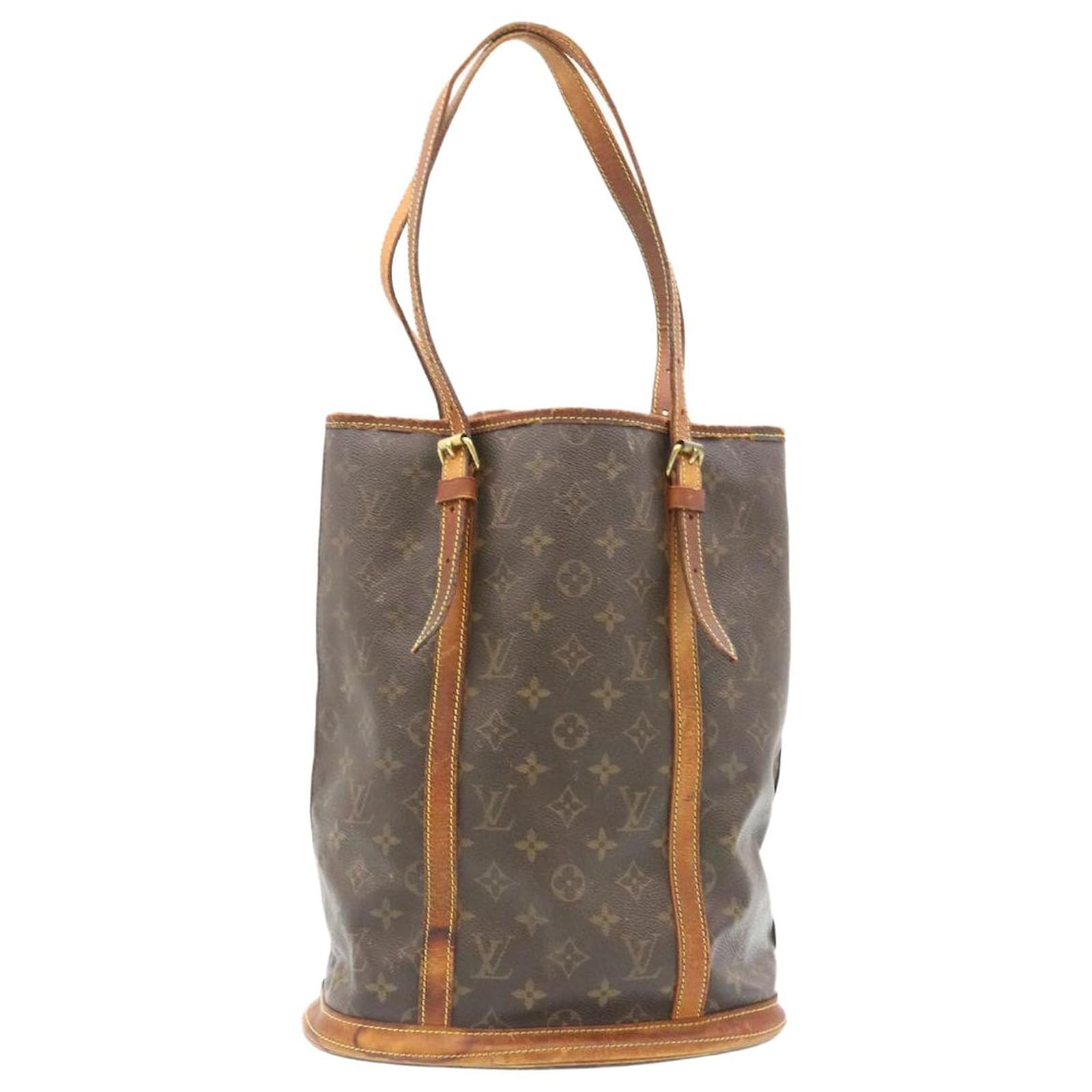 Bucket Borsa a tracolla GM a secchiello con monogramma LOUIS VUITTON M42236  LV Auth bs185 Tela ref.460590 - Joli Closet