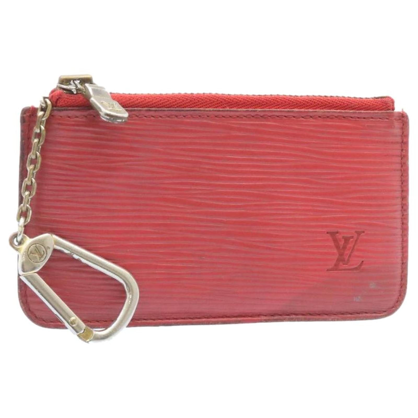 Louis Vuitton EPI Leather Pochette Cles Key and Change Holder