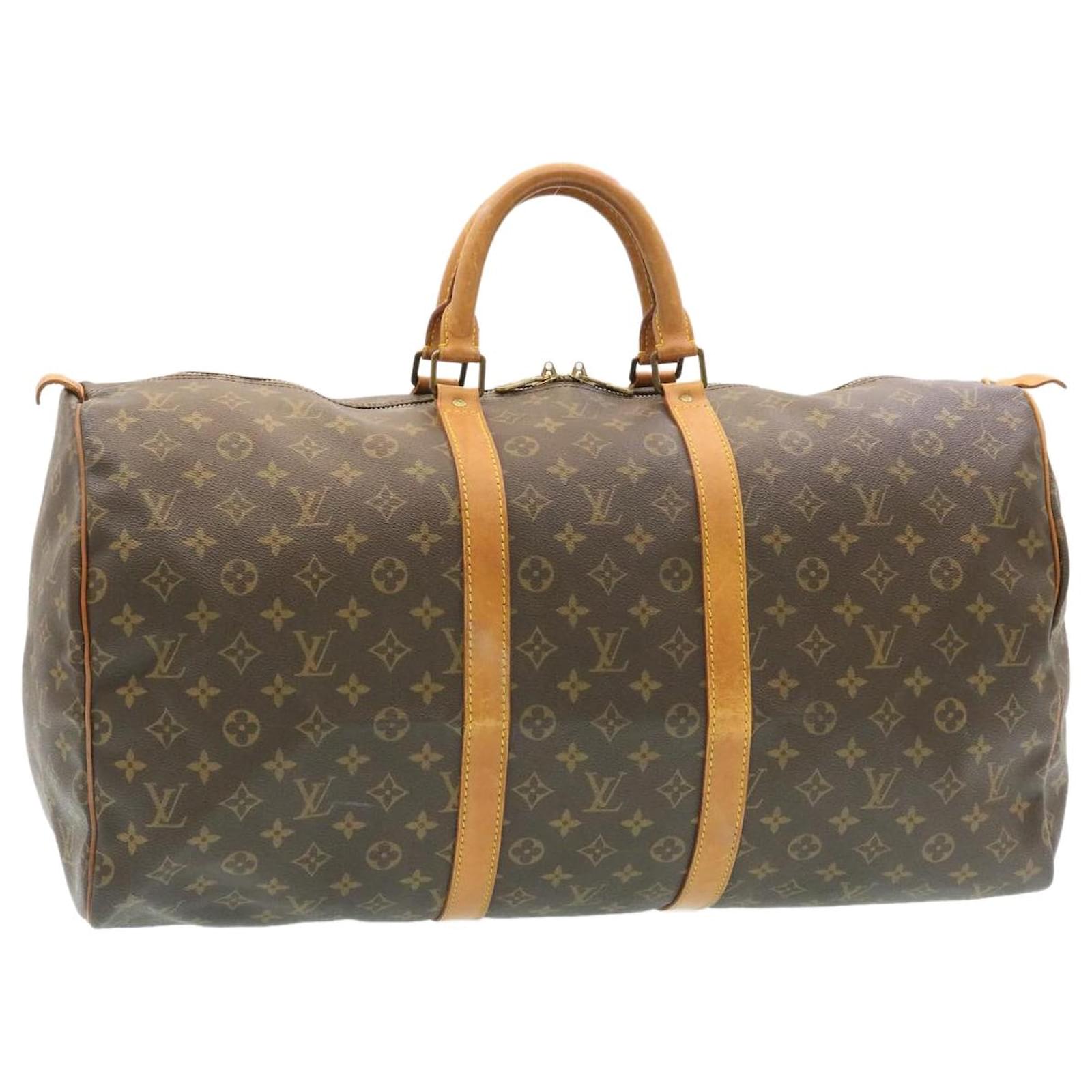 Louis Vuitton Monogram Keepall 55 Borsa Boston M41424 LV Aut 26511 Tela  ref.461042 - Joli Closet