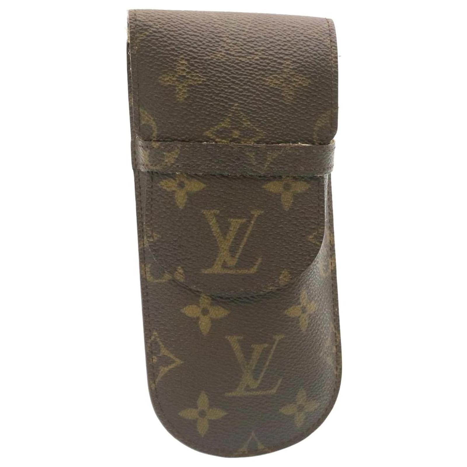 Louis Vuitton Eyeglass Case Etui a Lunettes Rabat Monogram Brown