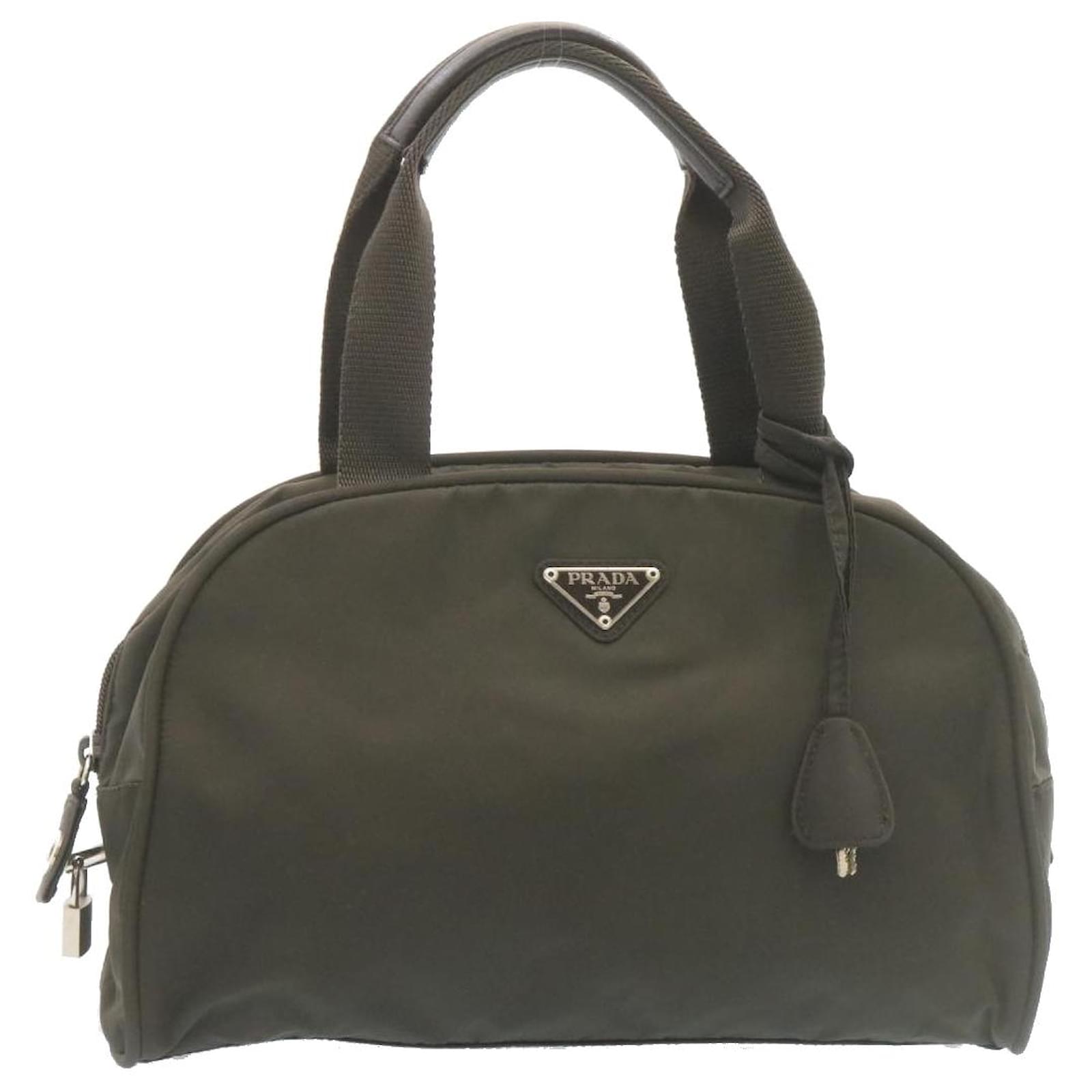 PRADA 2way Handbag Black 1BC060 Nylon Leather – GALLERY RARE Global Online  Store