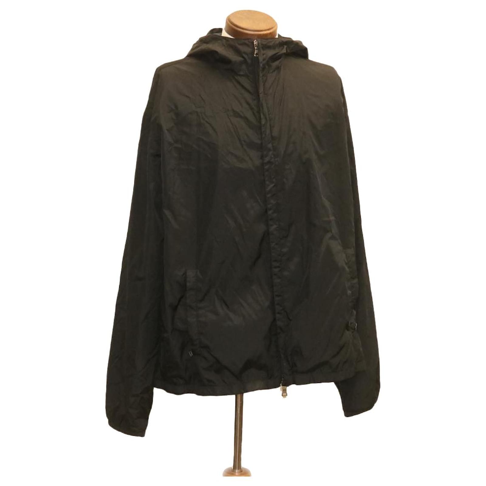 PRADA Sports Windbreaker Jacket Nylon Black Auth ar5300 ref.461546 ...