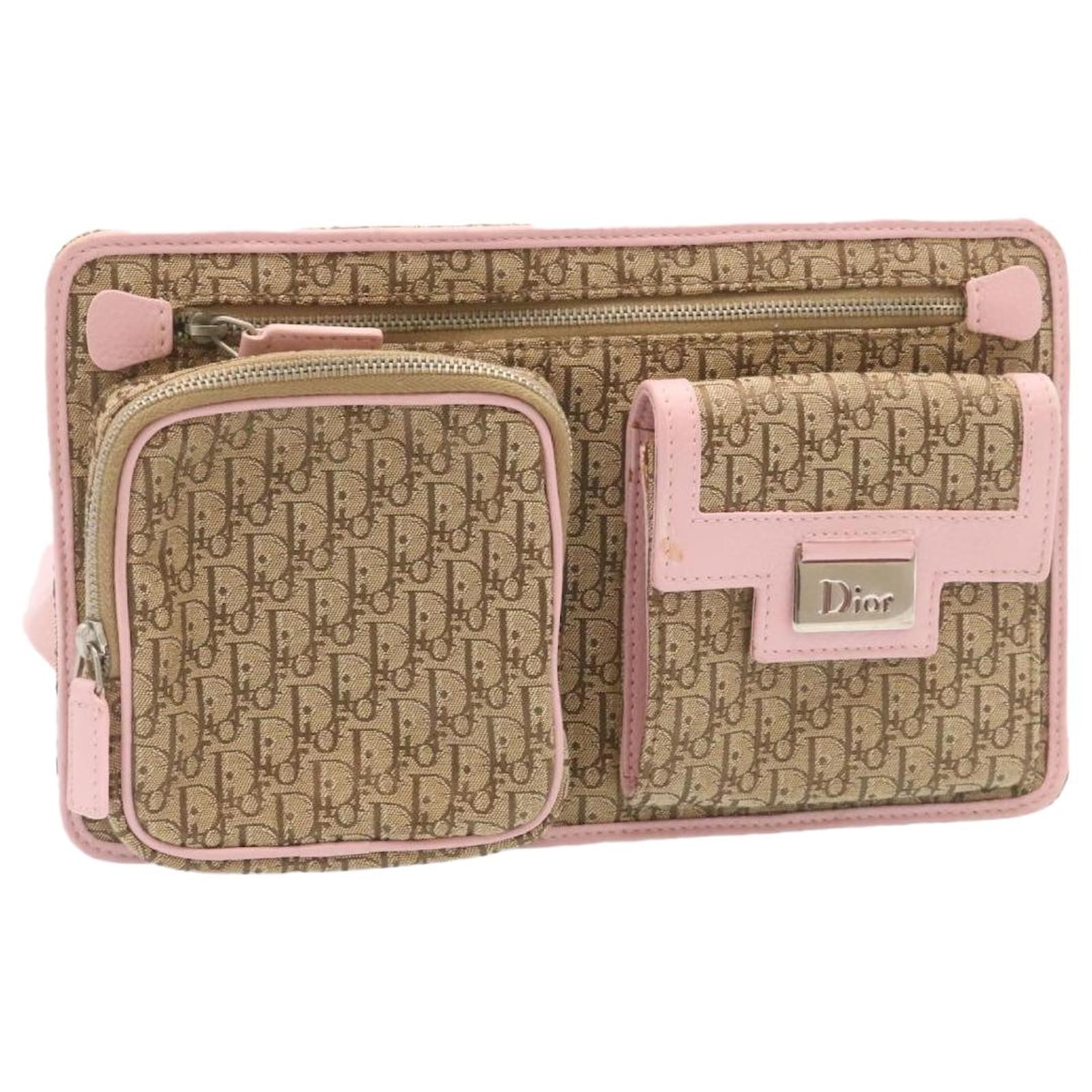 Christian Dior Trotter Print Belt Bag - Pink