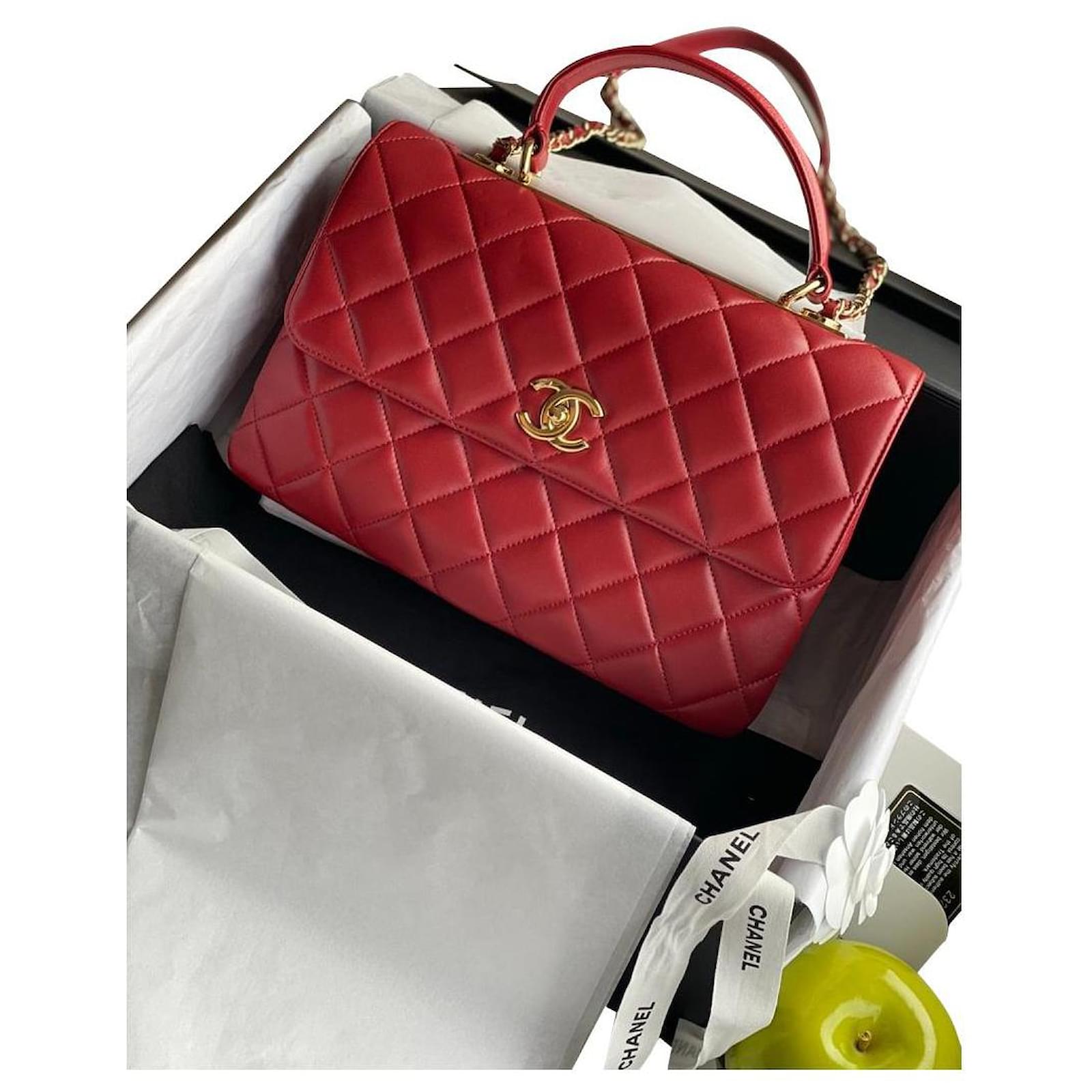 chanel trendy red