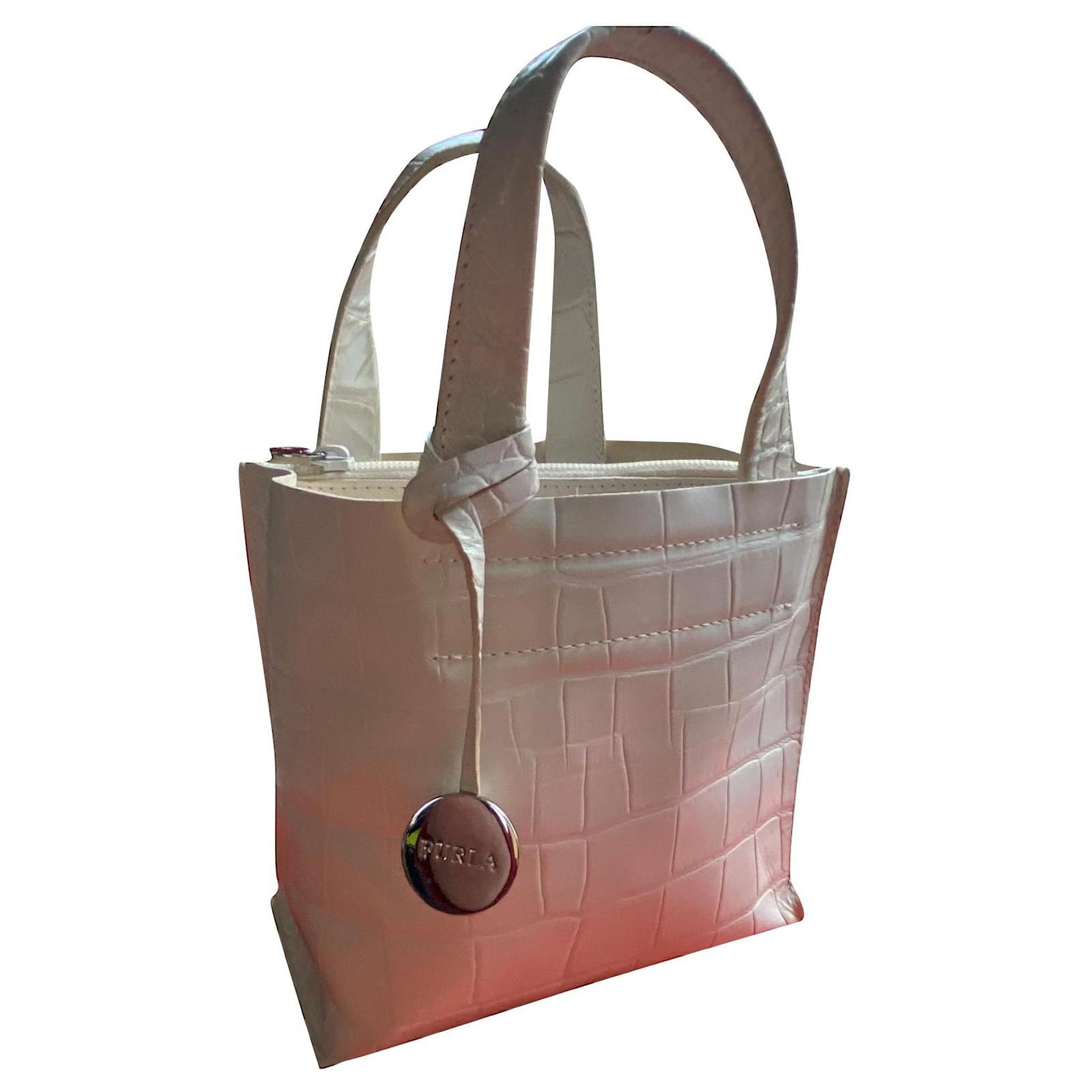 Furla Borse Bianco sporco Pelle ref.462042 - Joli Closet
