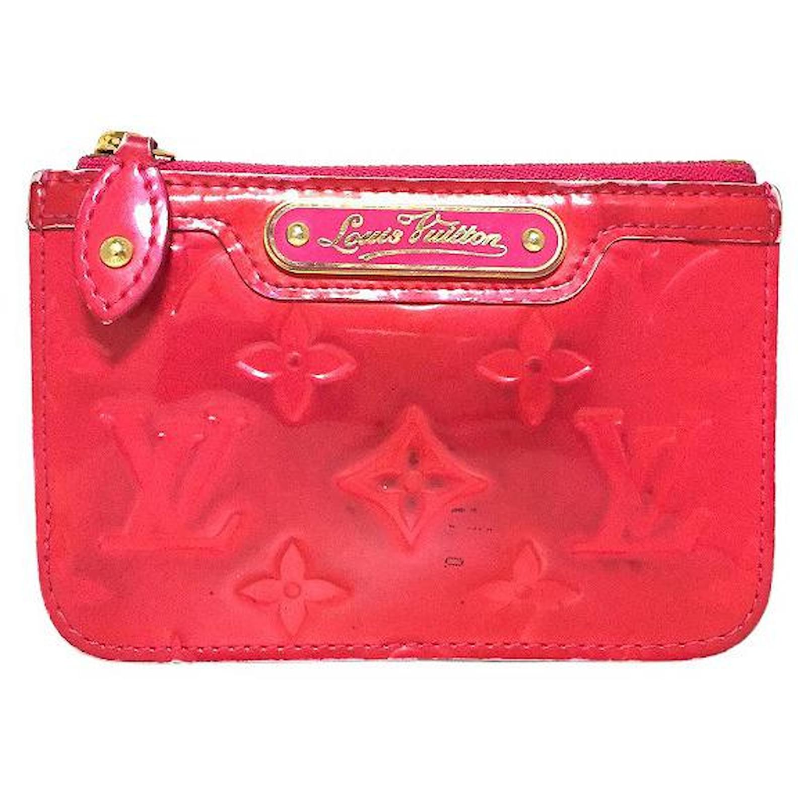 Louis Vuitton Pochette Clés Pink Patent leather ref.462793 - Joli Closet