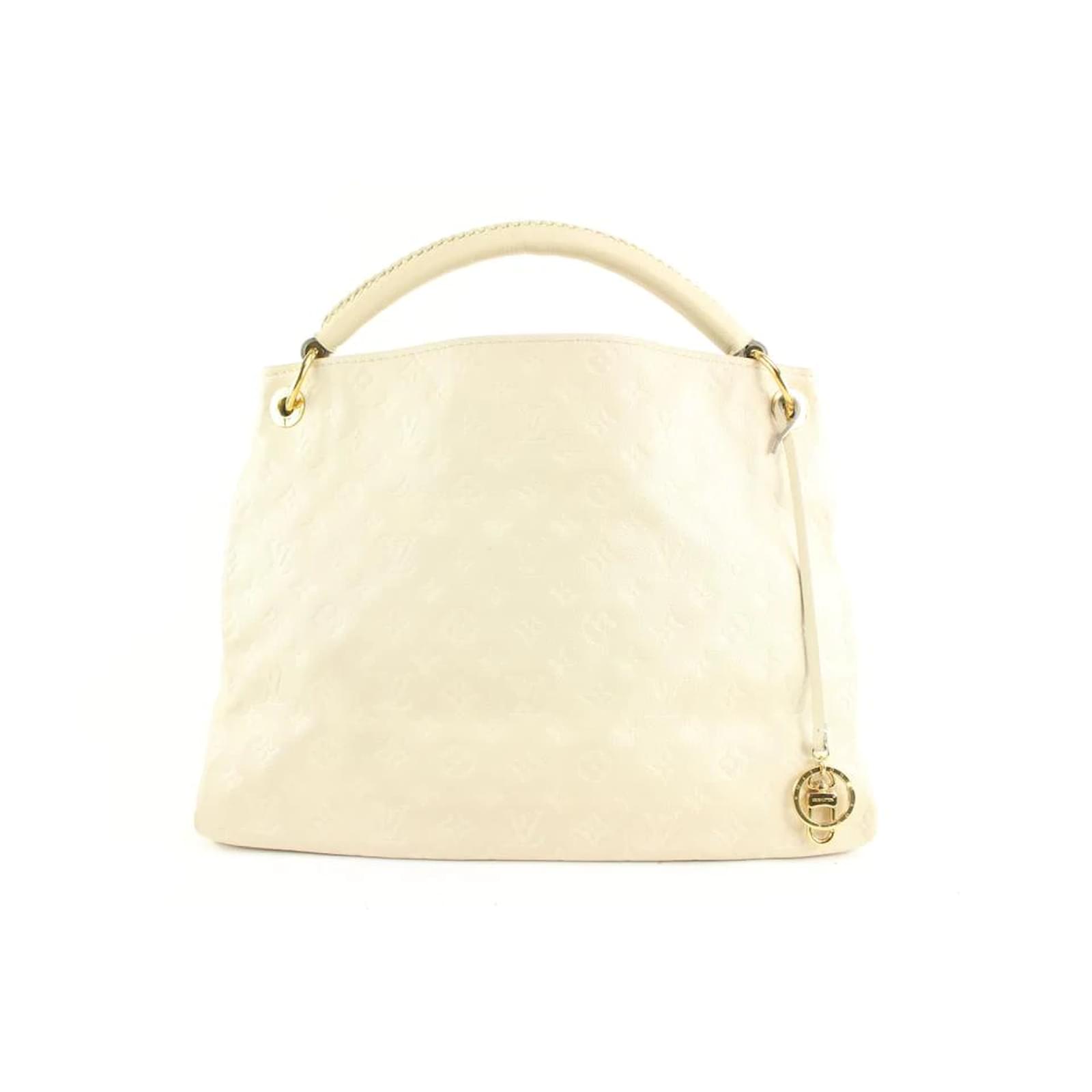 Louis Vuitton Artsy Tote MM Ivory Leather