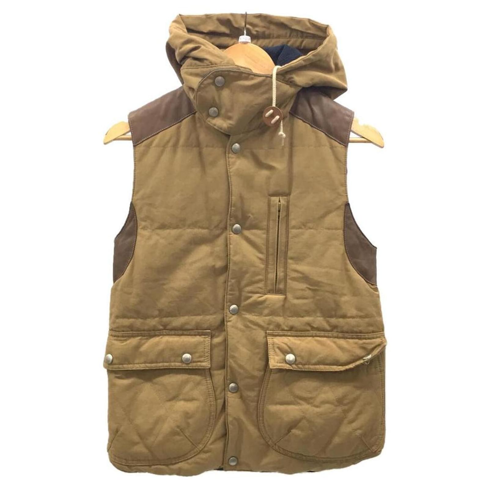 JUNYA WATANABE COMME des GARCONS MAN Leather switching down vest
