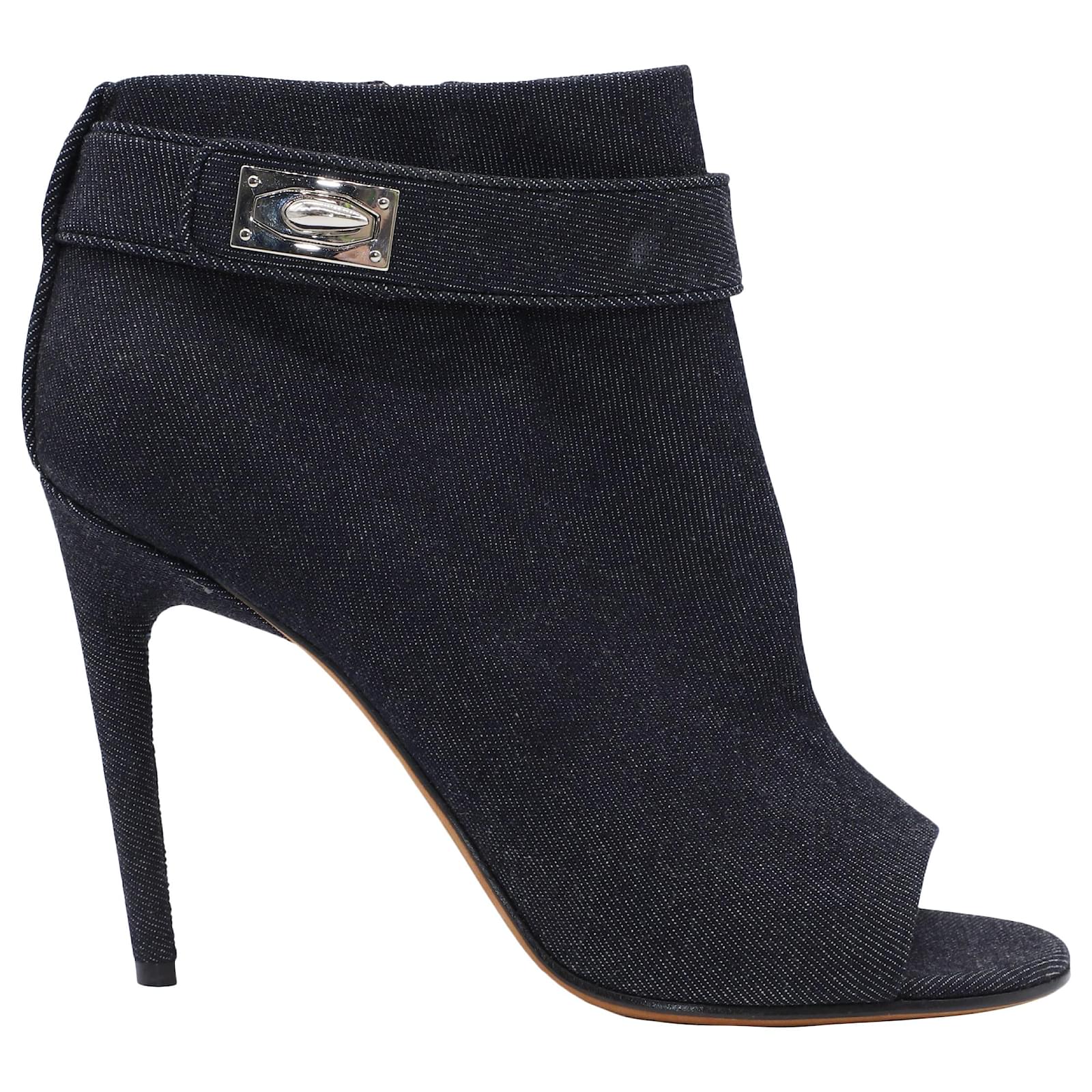 Open Toe Bottine Ã Bout Ouvert Jeans Bottine Bout Ouvert Givenchy