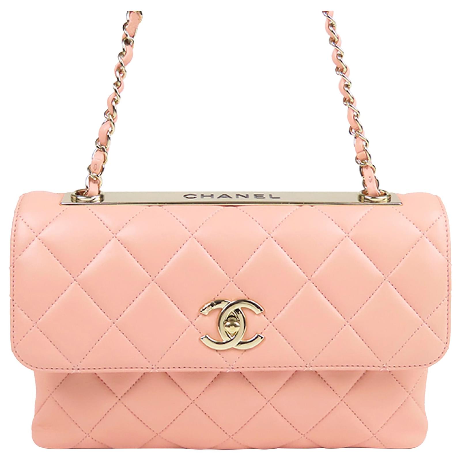 Chanel Pink CC Timeless Lambskin Leather Shoulder Bag ref.466472