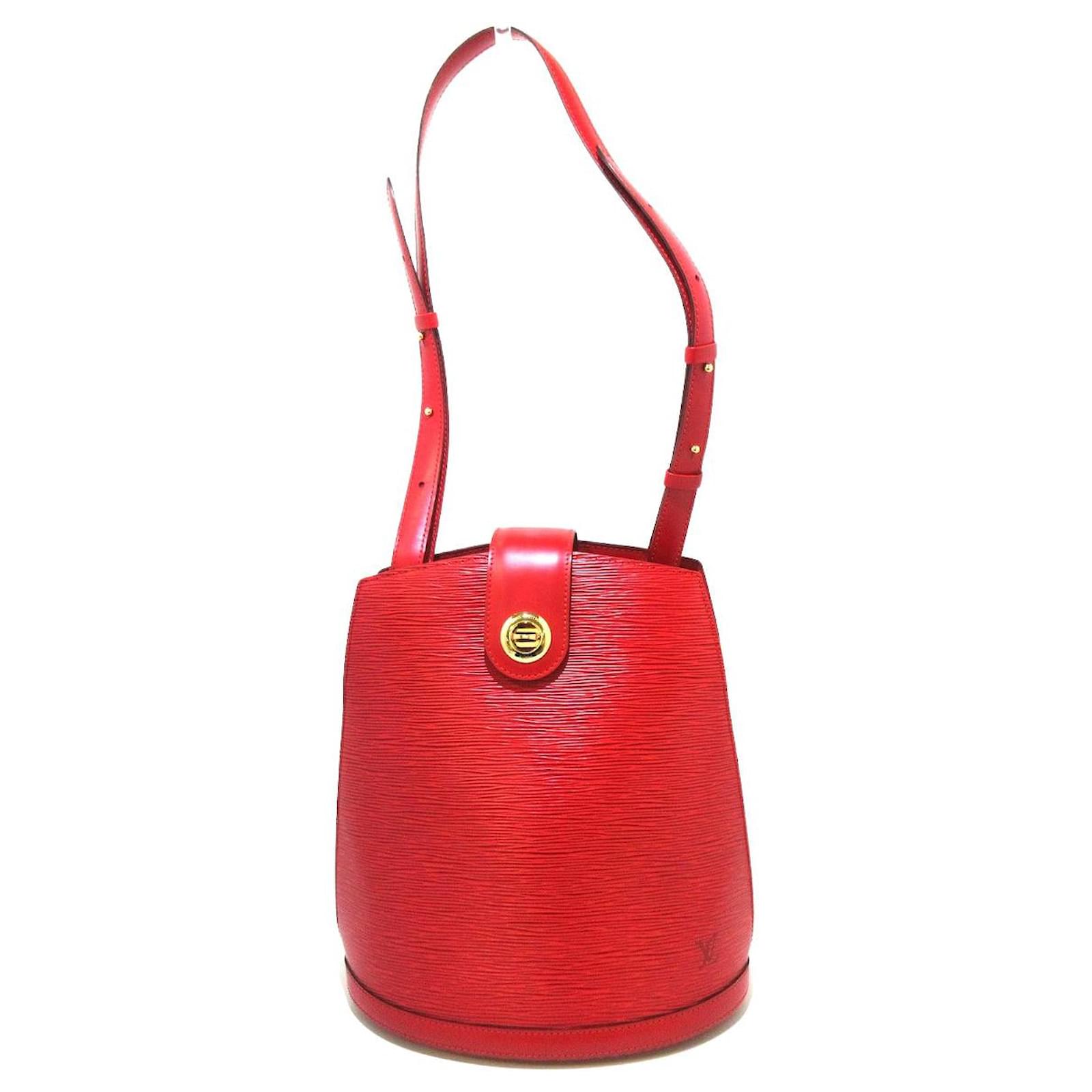 Louis Vuitton Cluny Red Leather ref.944122 - Joli Closet