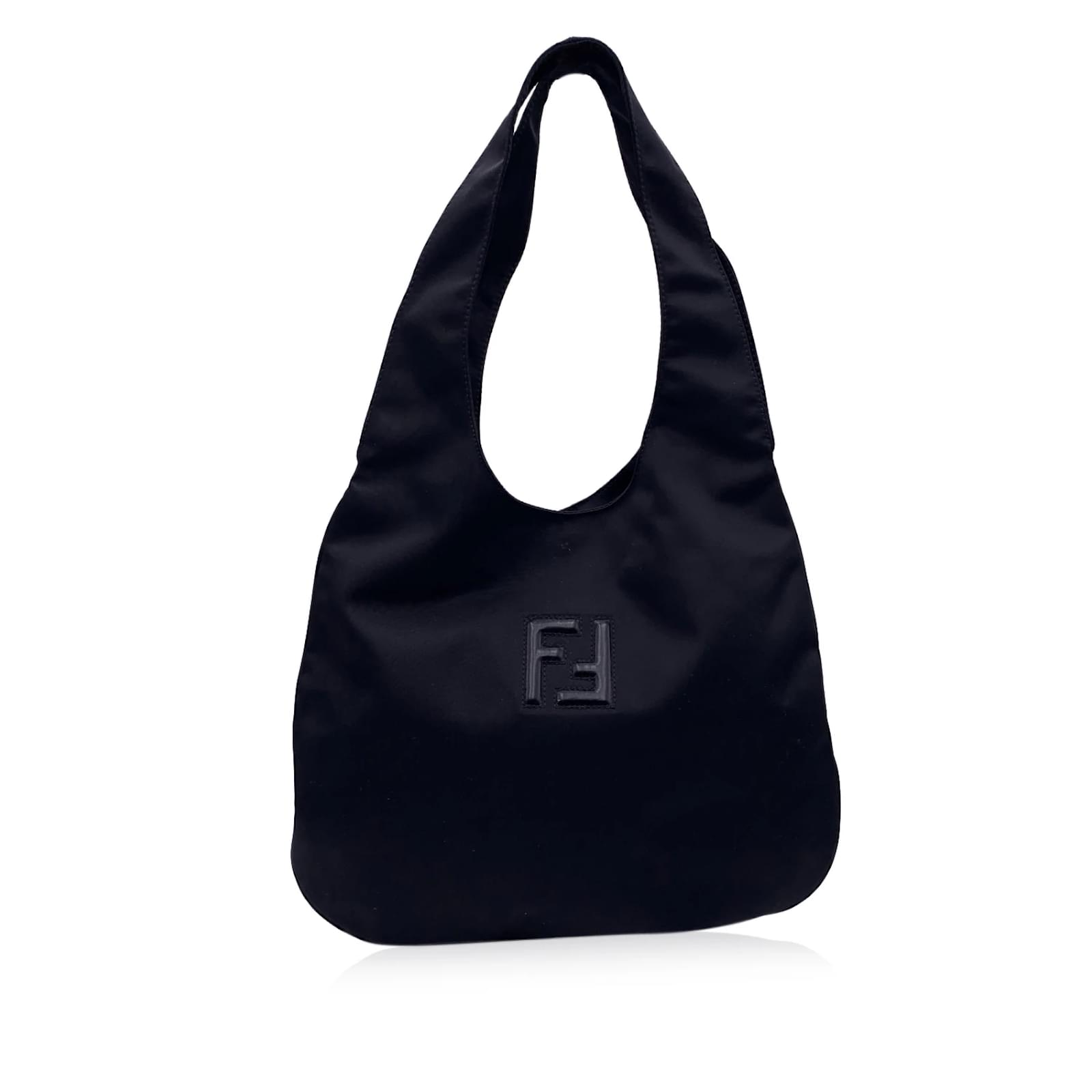 Fendi, Bags, Vintage Fendi Hobo Nylon Shoulder Bag