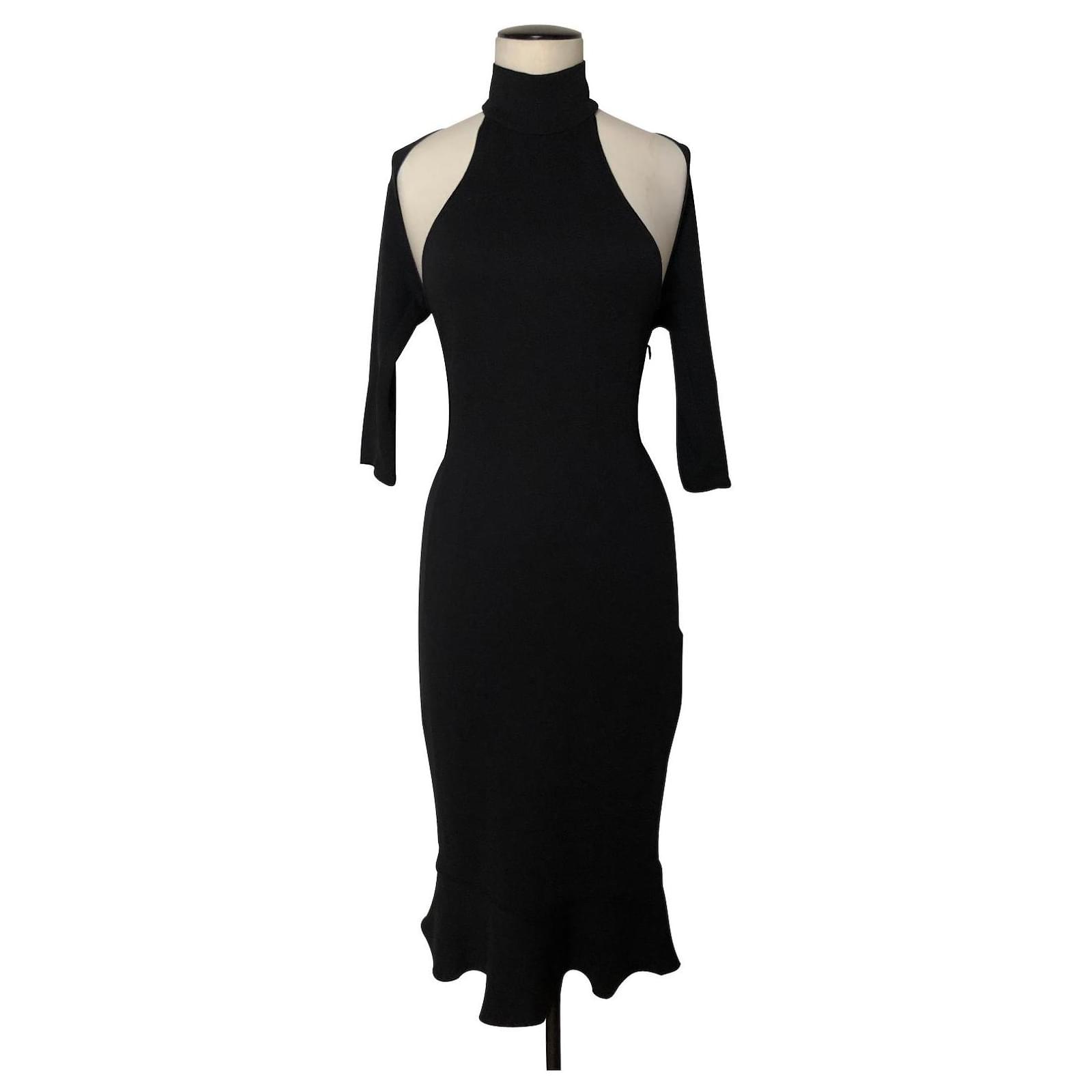 d&g dress black Vintage D&G Black Lace Bodycon Slip Dress Size M main image 0