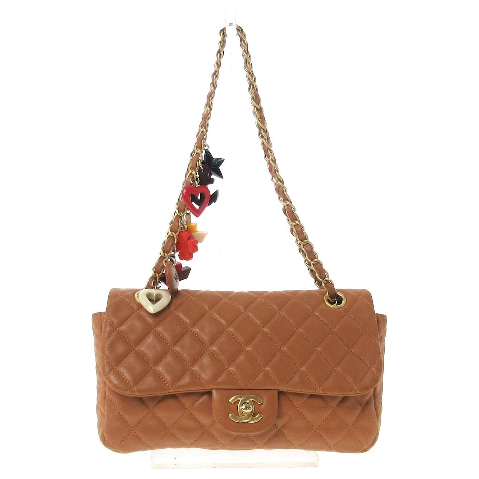 Chanel shoulder bag Brown Leather ref.468155 Joli Closet
