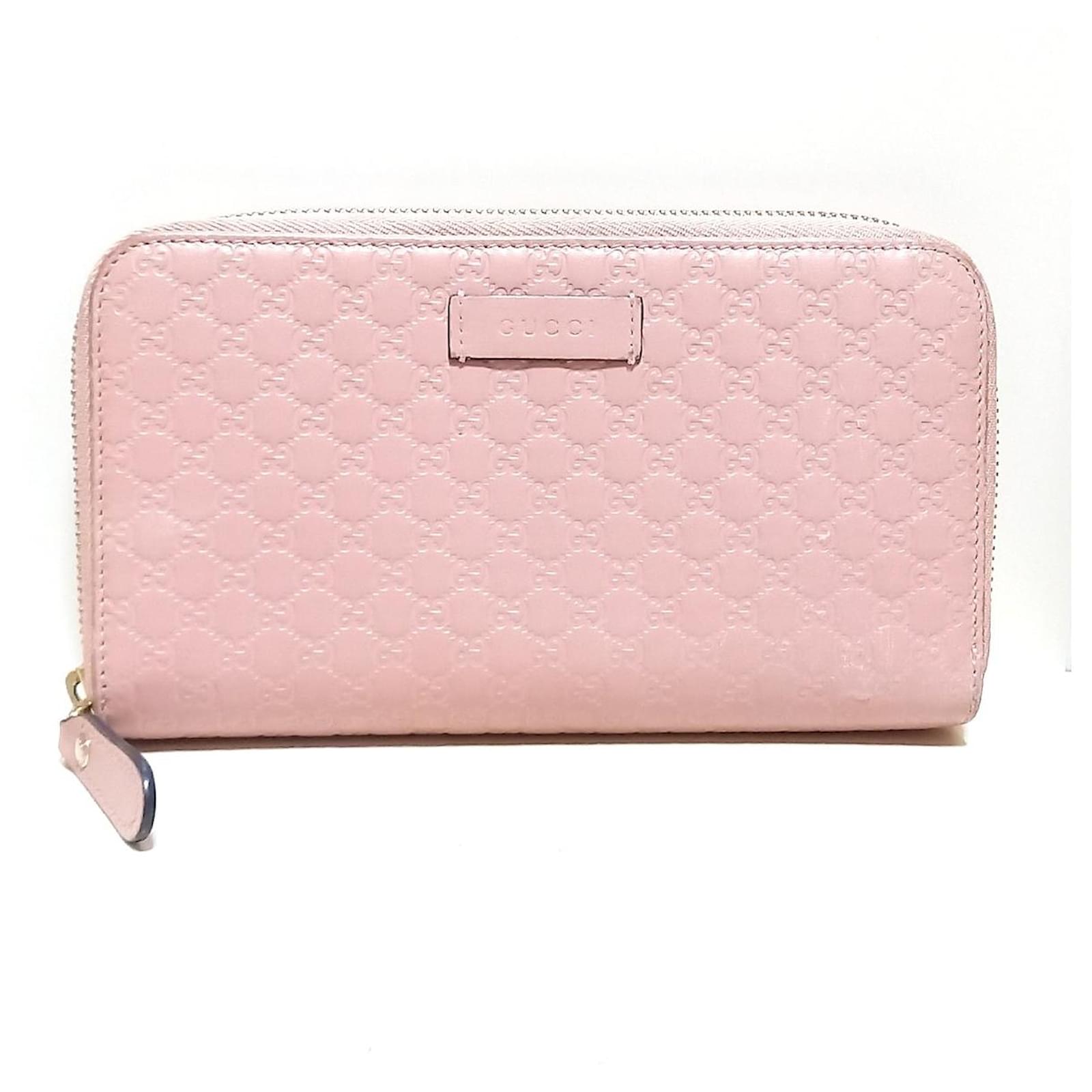 gucci guccissima wallet pink