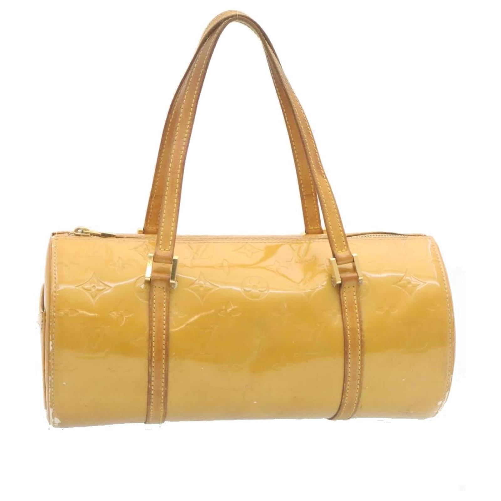 LOUIS VUITTON Monogram Vernis Bedford Hand Bag Beige M91006 LV Auth bs6974  Patent leather ref.1024990 - Joli Closet