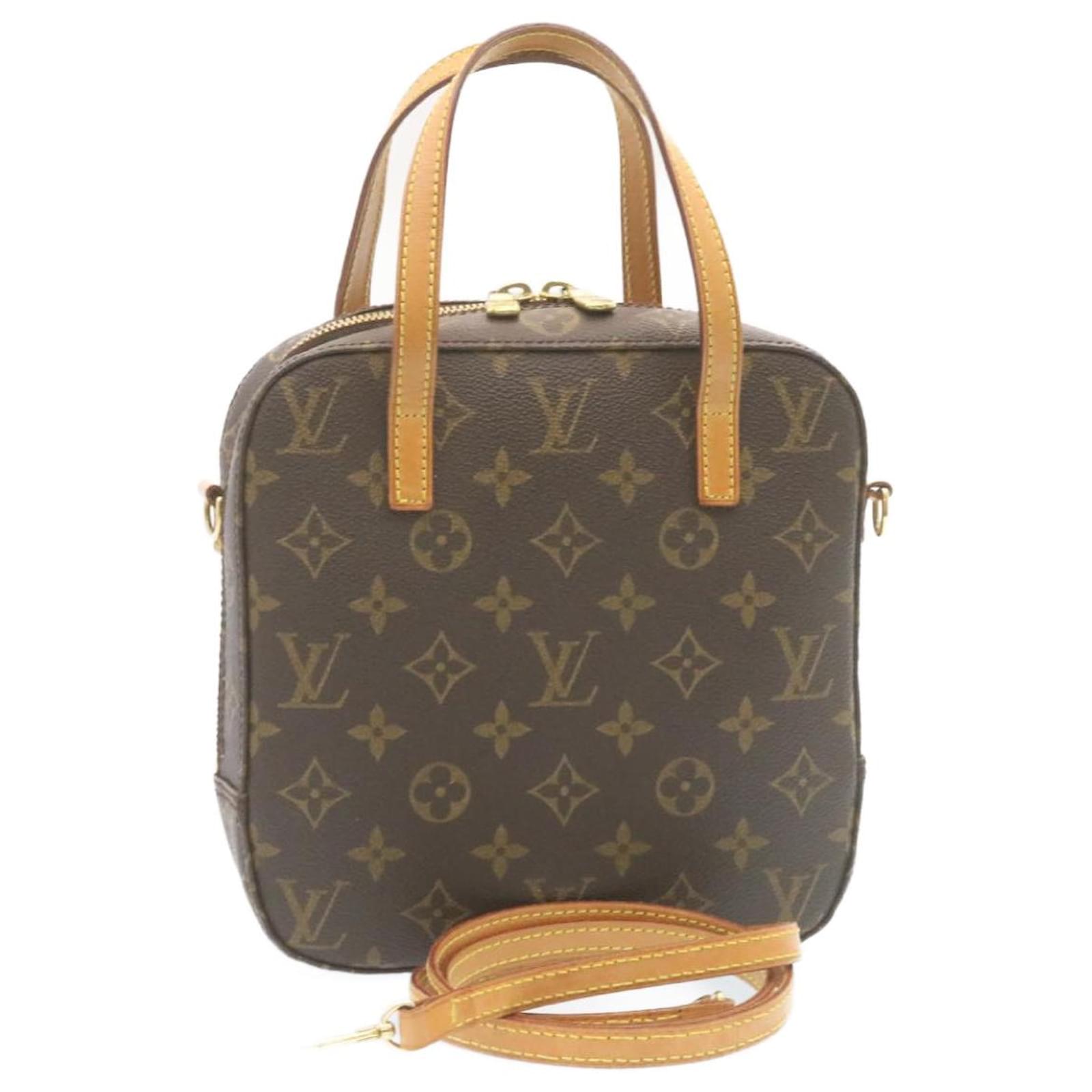 Louis Vuitton Monogram Spontini 2Way Hand Bag M47500 LV Auth 28308 Cloth  ref.468507 - Joli Closet