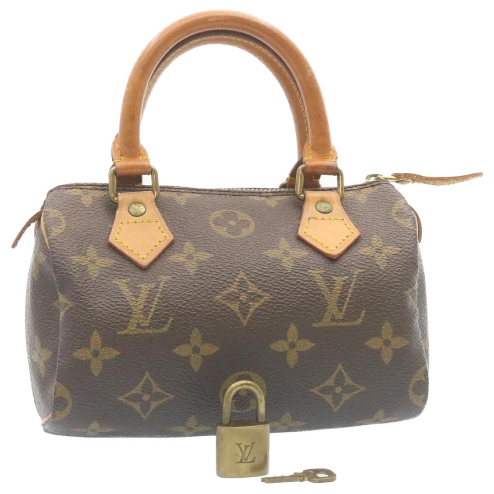 Auth Louis Vuitton Monogram Mini Speedy M41534 Women's Handbag