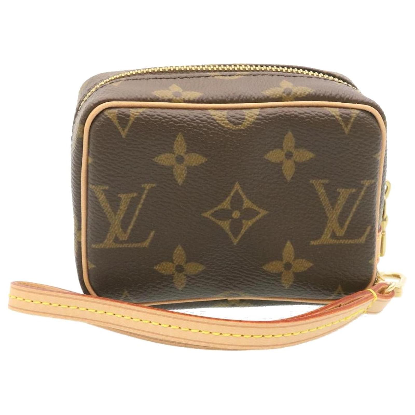 Louis Vuitton BAG ON BELT T75 Monogram Brown Leather Cloth ref