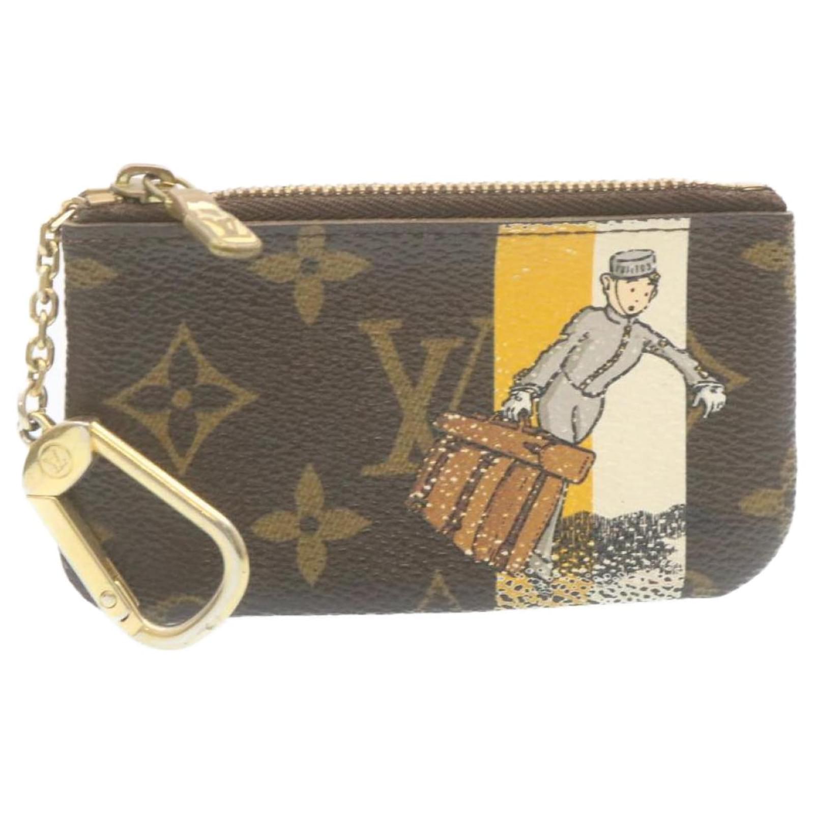 LOUIS VUITTON Pochette sposo Monogram Cles Portamonete M60033 LV Auth jk886  Tela ref.468864 - Joli Closet