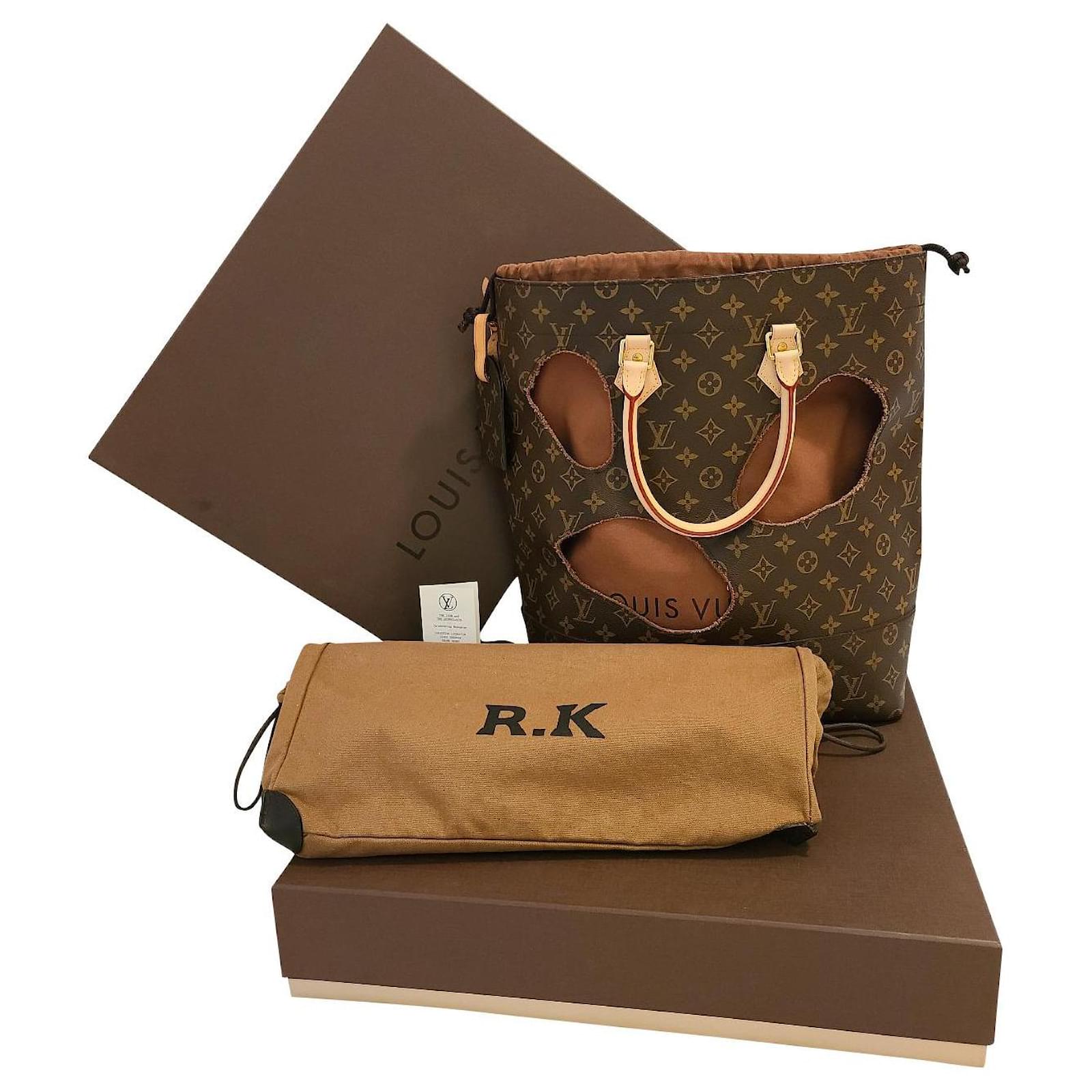 Louis Vuitton Monogram Plat Rei Kawakubo Cabas Toile Marron ref.469528 ...