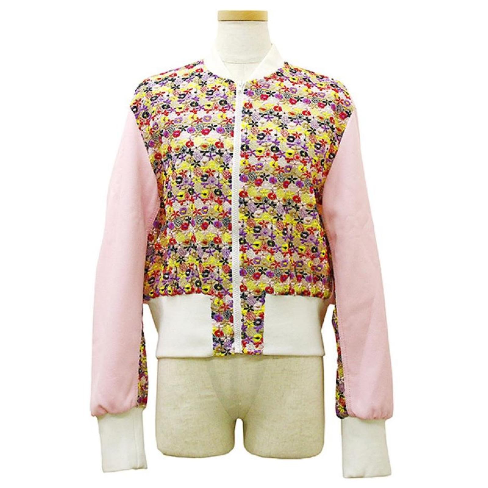 Used]MSGM Jacket # 40 S Size No. 7 Pink White Multicolor Lace