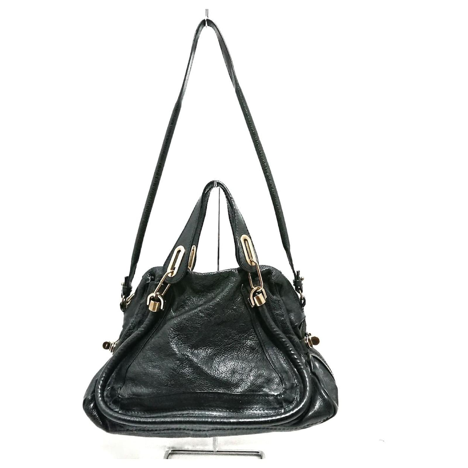 Chloé Paraty Cuir Noir Joli Closet