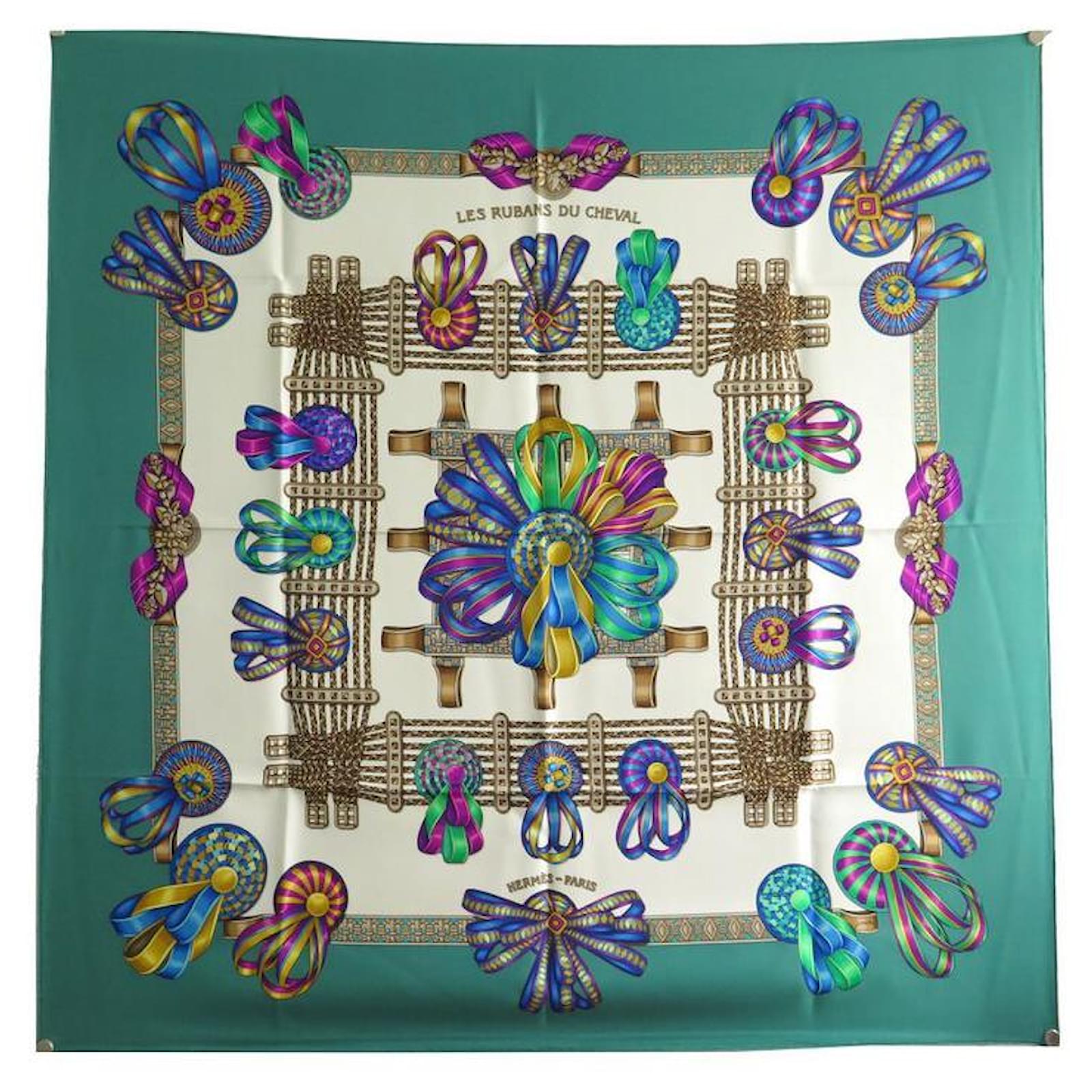 hermes les rubans du cheval scarf