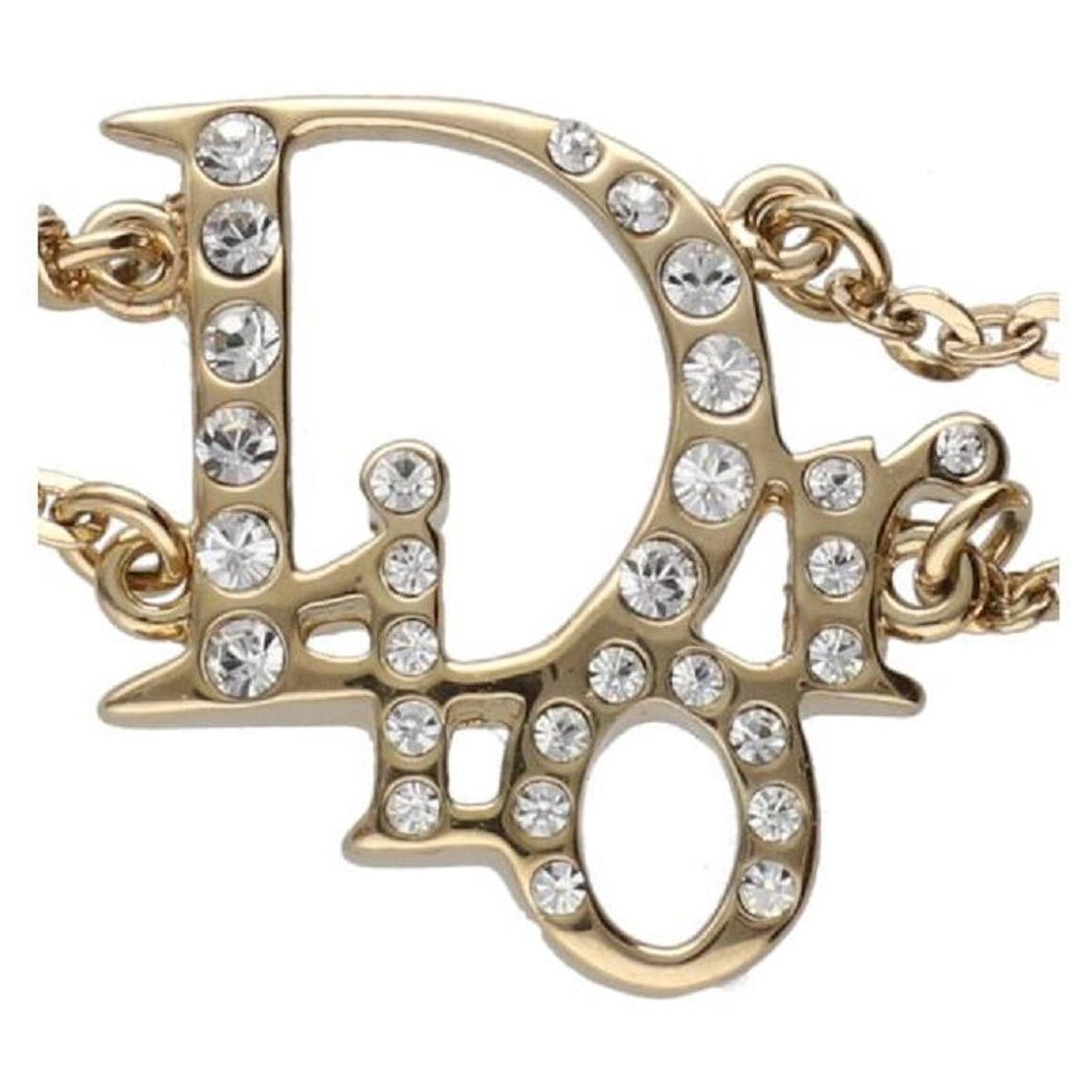 Christian Dior Logo Letters Charm Bracelet – Angeles Vintage