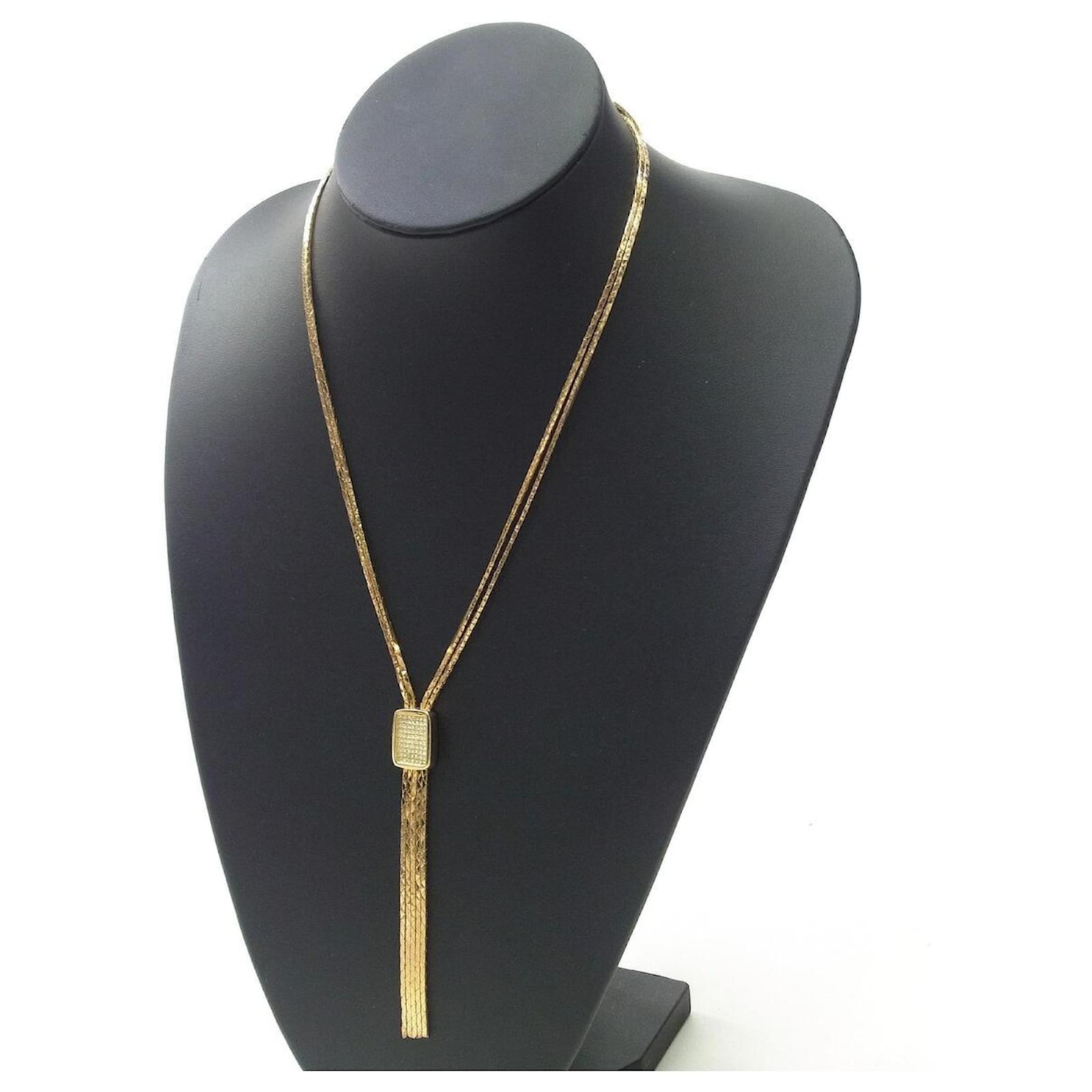 Long Necklace Crystal Decoration 