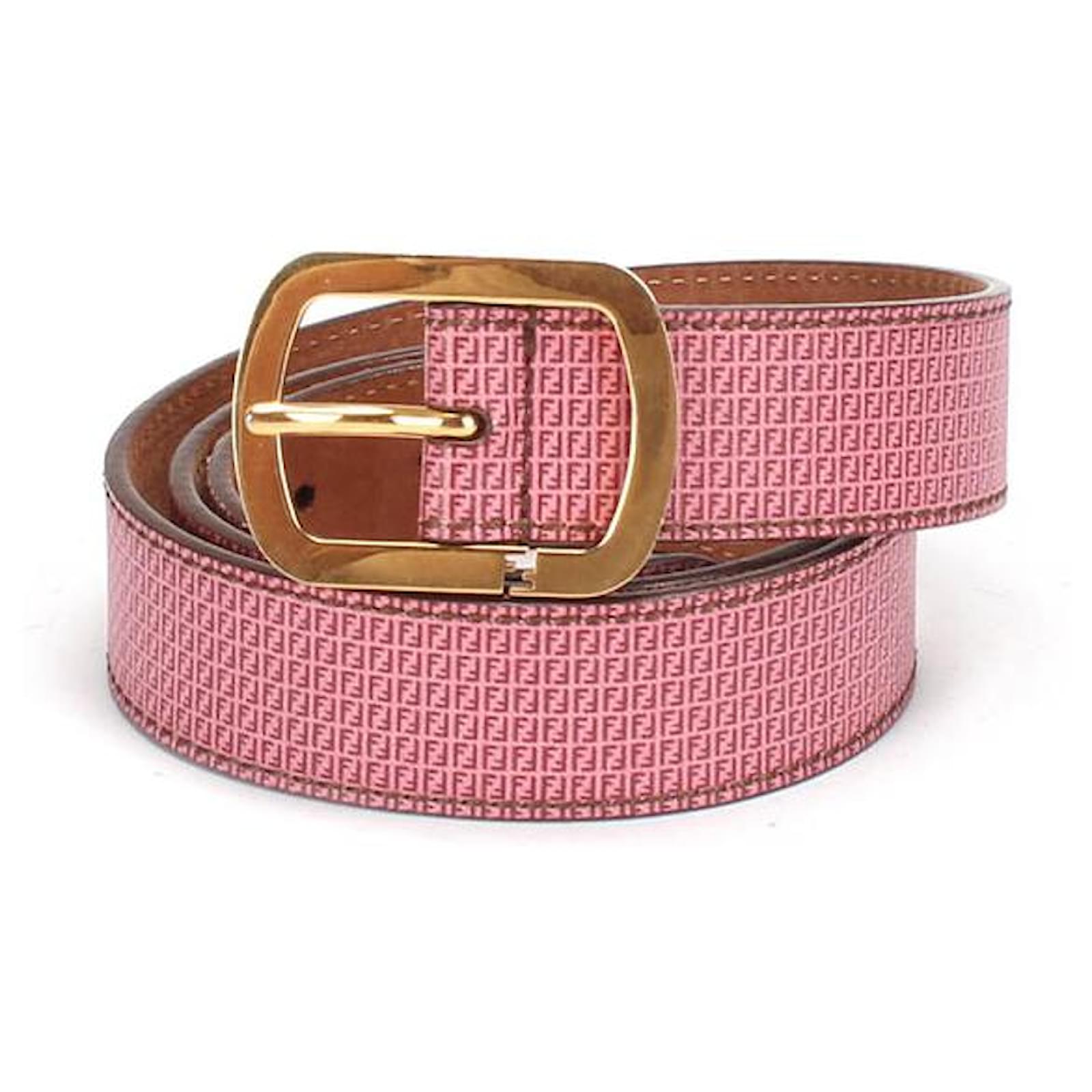 Fendi belt Pink Cloth ref.471133 Joli Closet