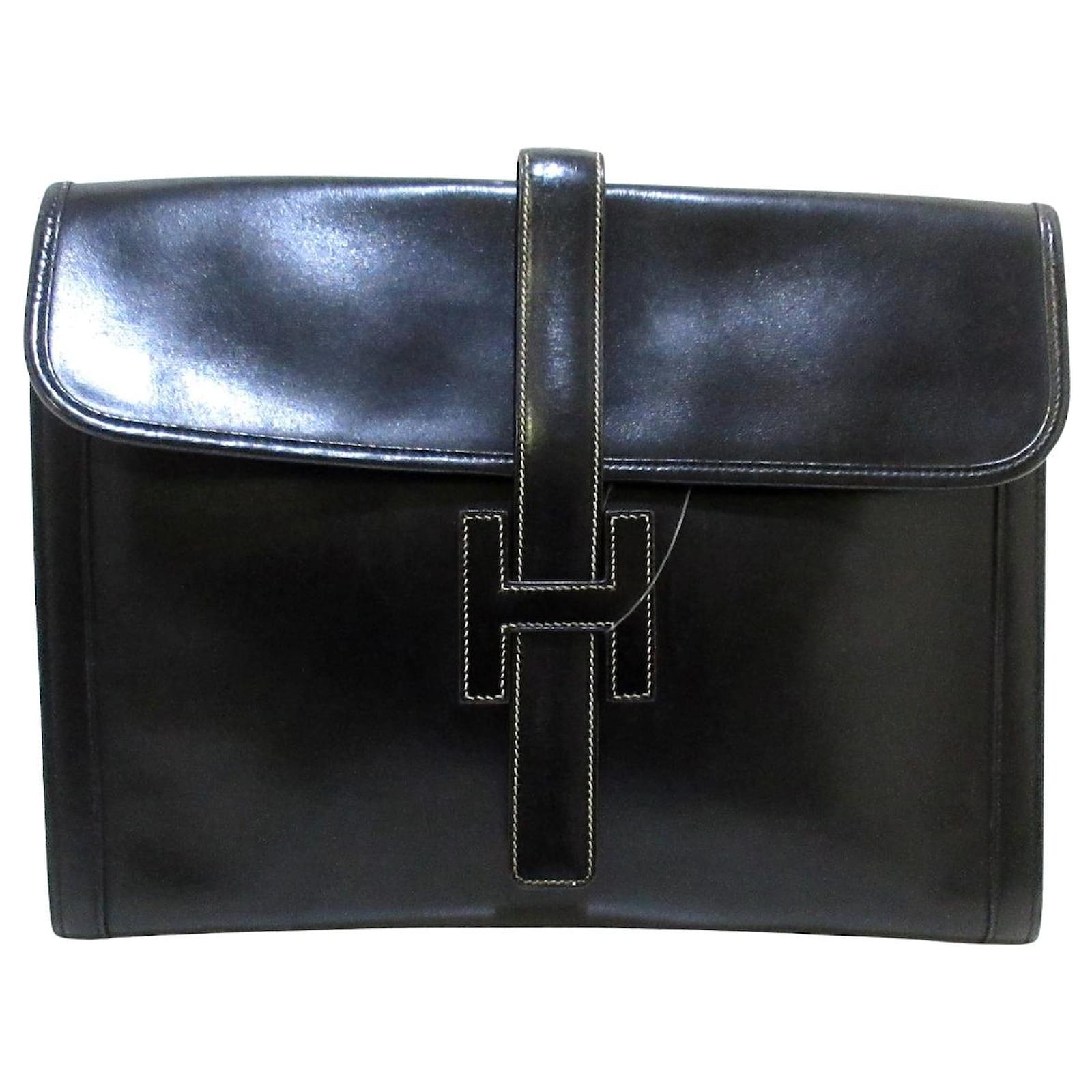 Hermès -- Black Pony-style calfskin ref.471226 - Joli Closet