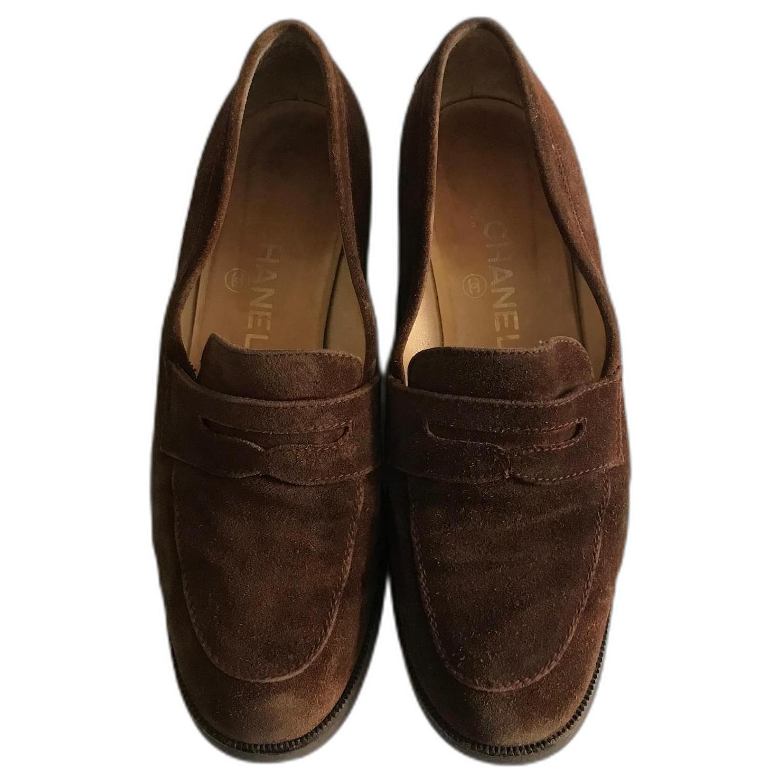 Chanel Brown Loafers for Women