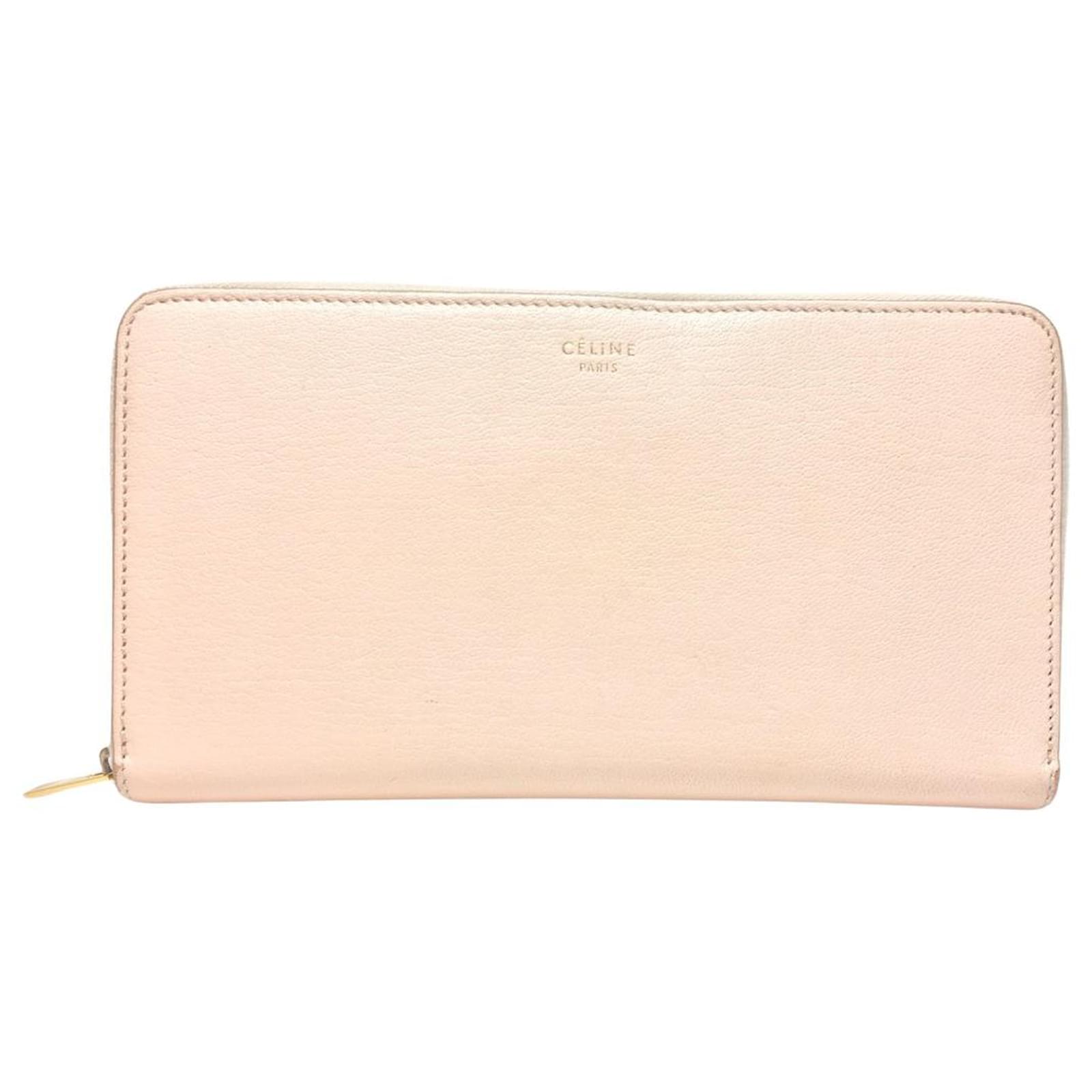 Céline Celine wallet Beige Leather ref.471962 - Joli Closet