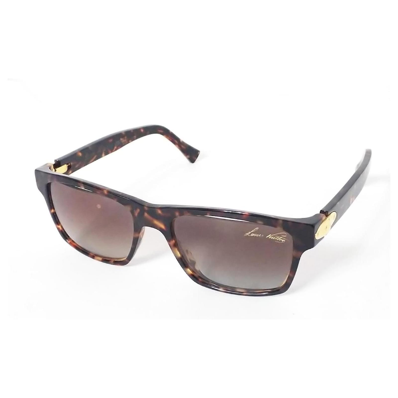 Shop Louis Vuitton Men's Brown Eyewear