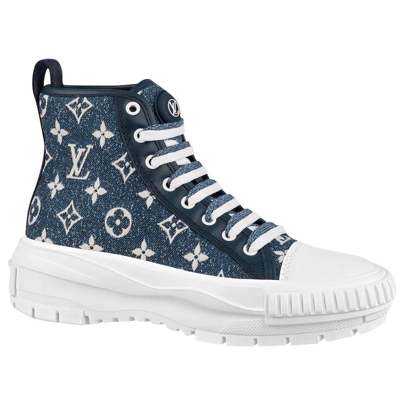 Louis Vuitton LV Trainer Sneaker Boot Sneakers - Blue Sneakers