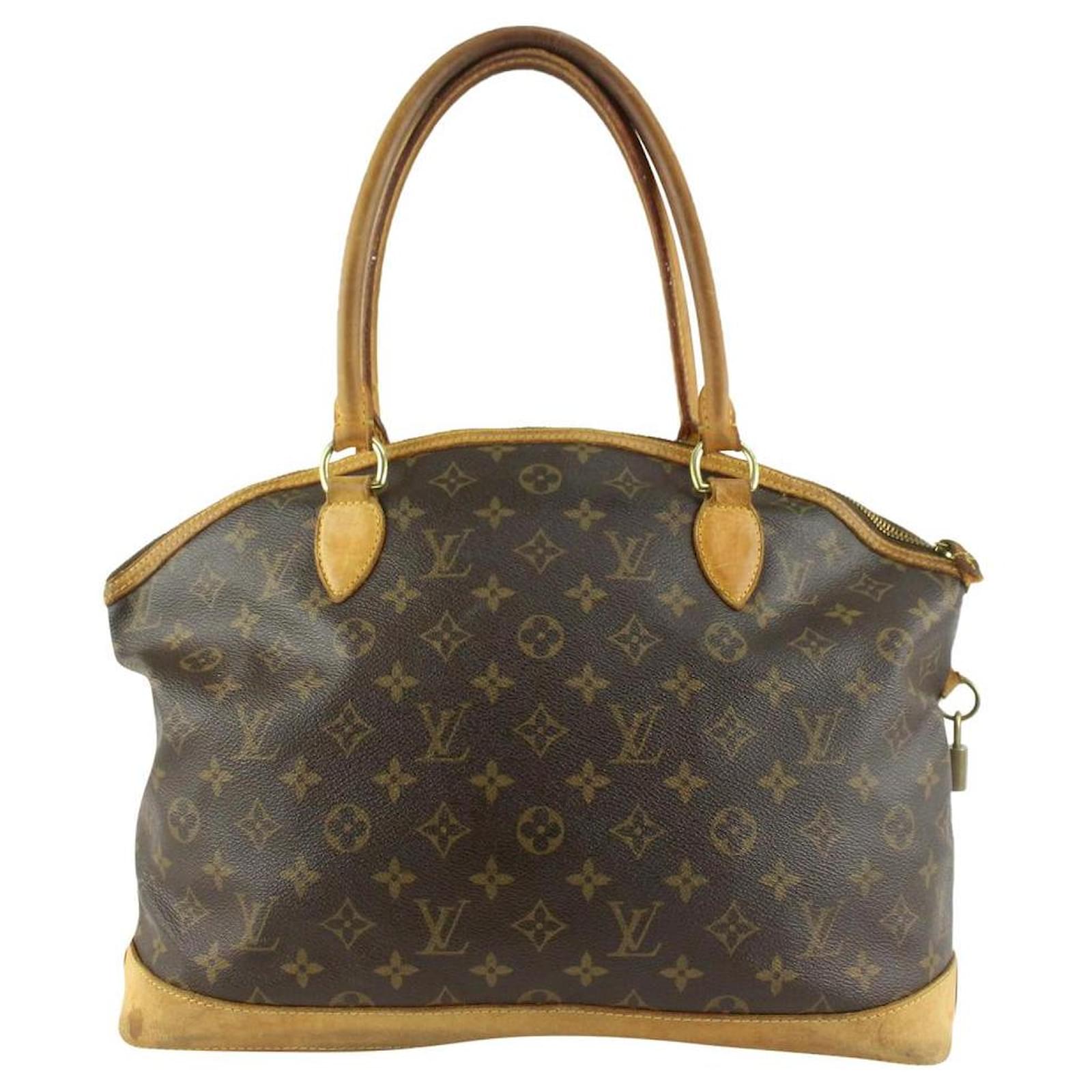 Louis Vuitton Large Monogram Lockit Horizontal Dome Satchel 2lz1221 Leather  ref.472100 - Joli Closet