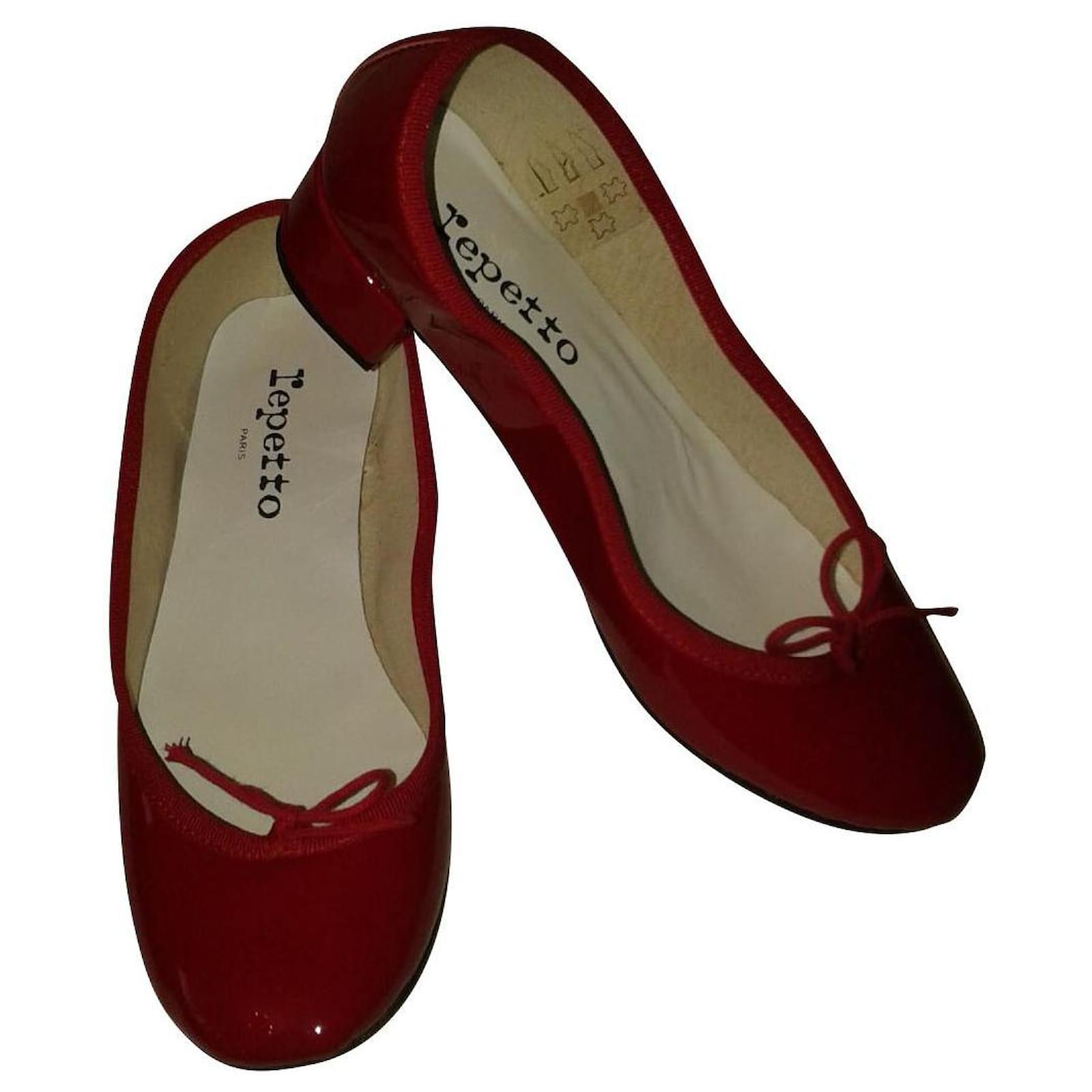 Repetto Ballet flats Red Patent leather ref.473242 - Joli Closet