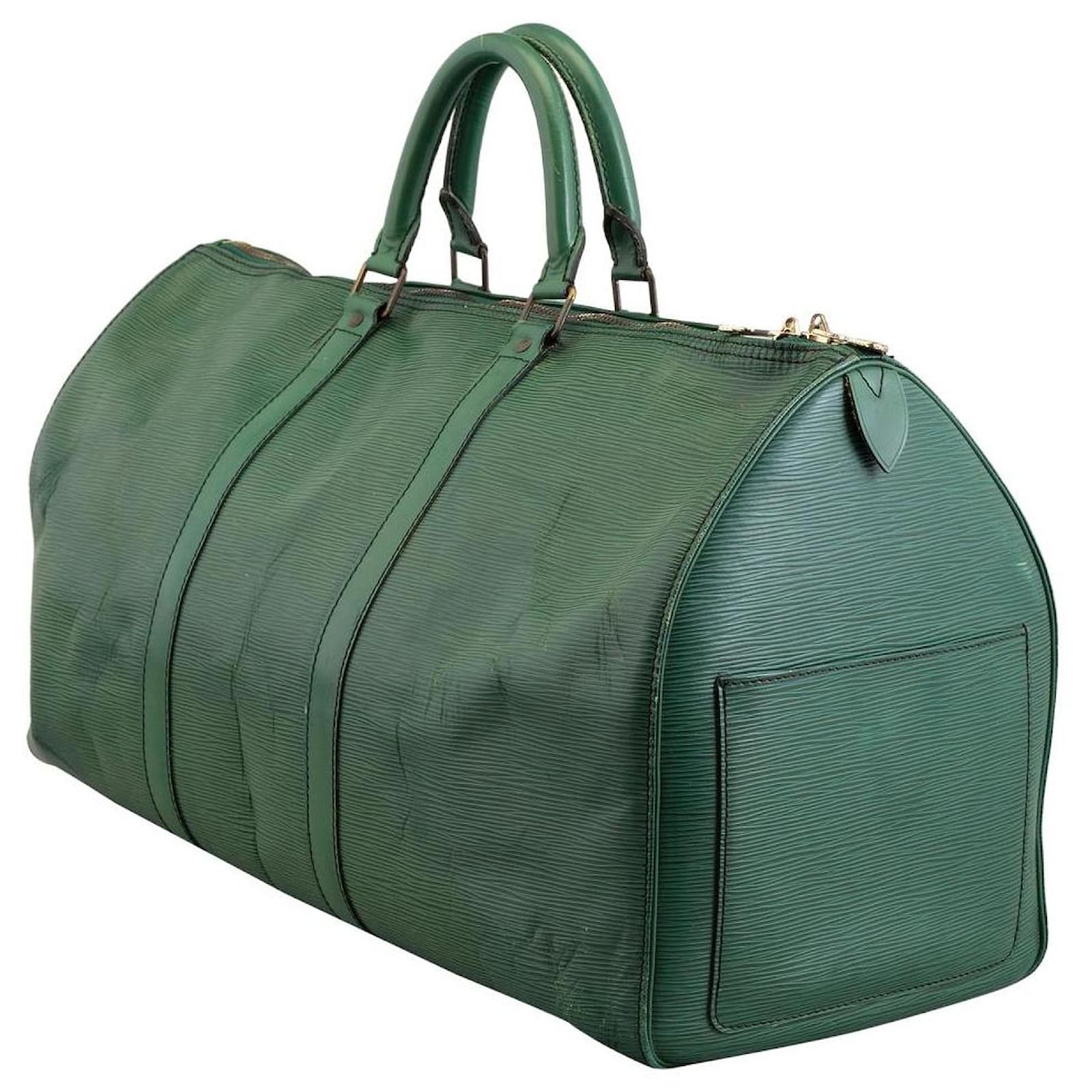 Louis Vuitton Green Epi Leather Borneo Keepall 50 ref.473741 - Joli Closet