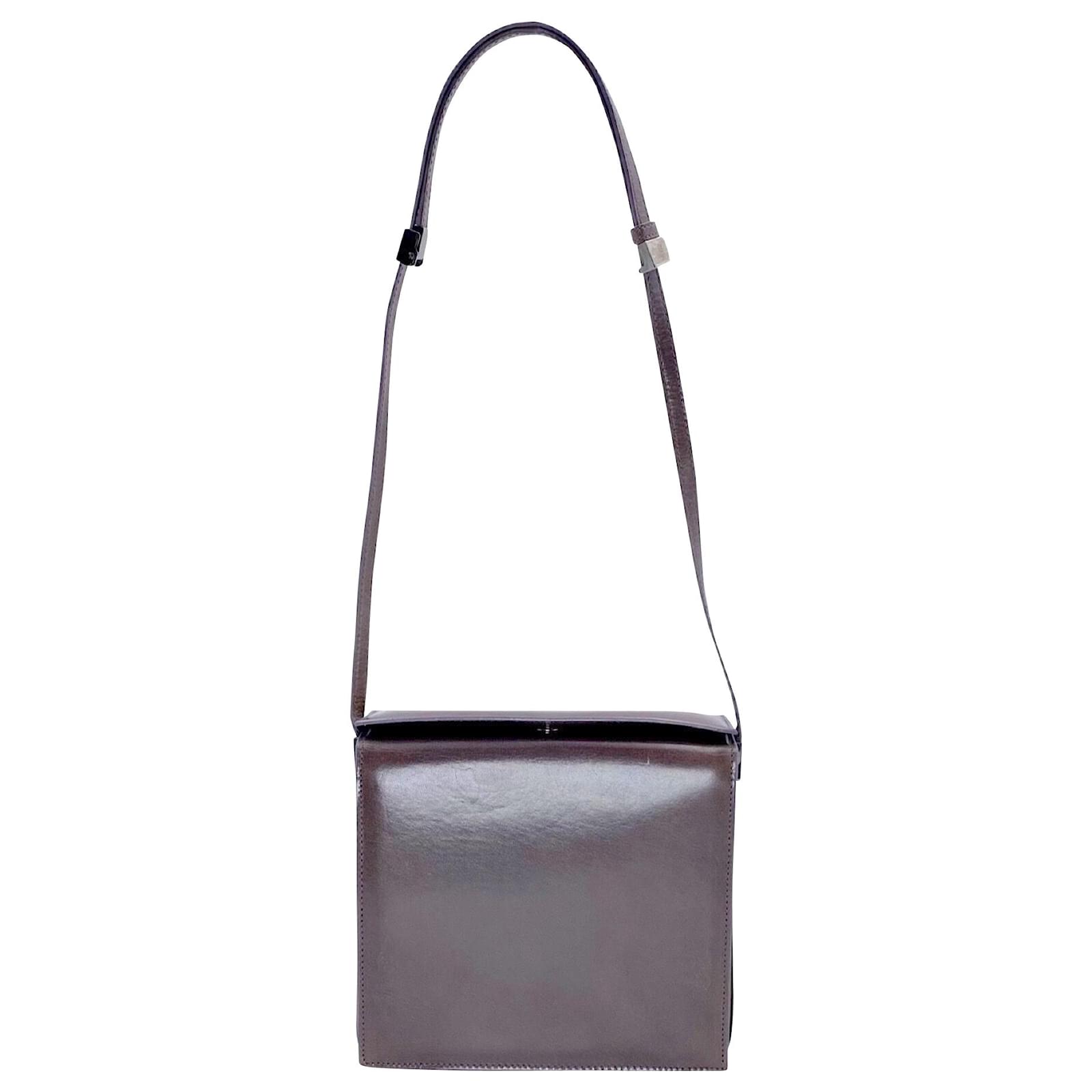 Gucci vintage mini bag in taupe leather Grey ref.474240 - Joli Closet
