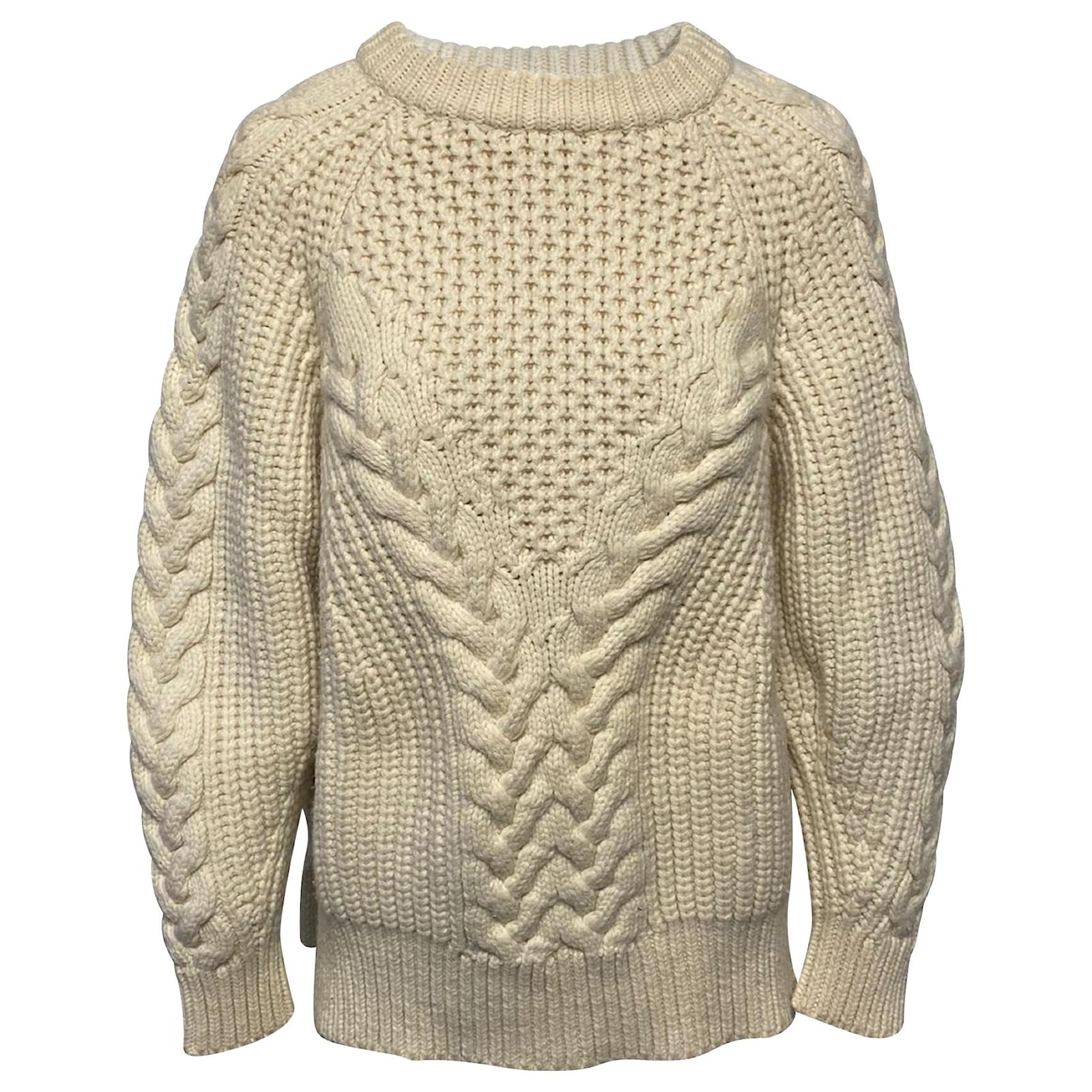 Alexander Mcqueen Beige Knitwear Jumper Alexander McQueen Cable
