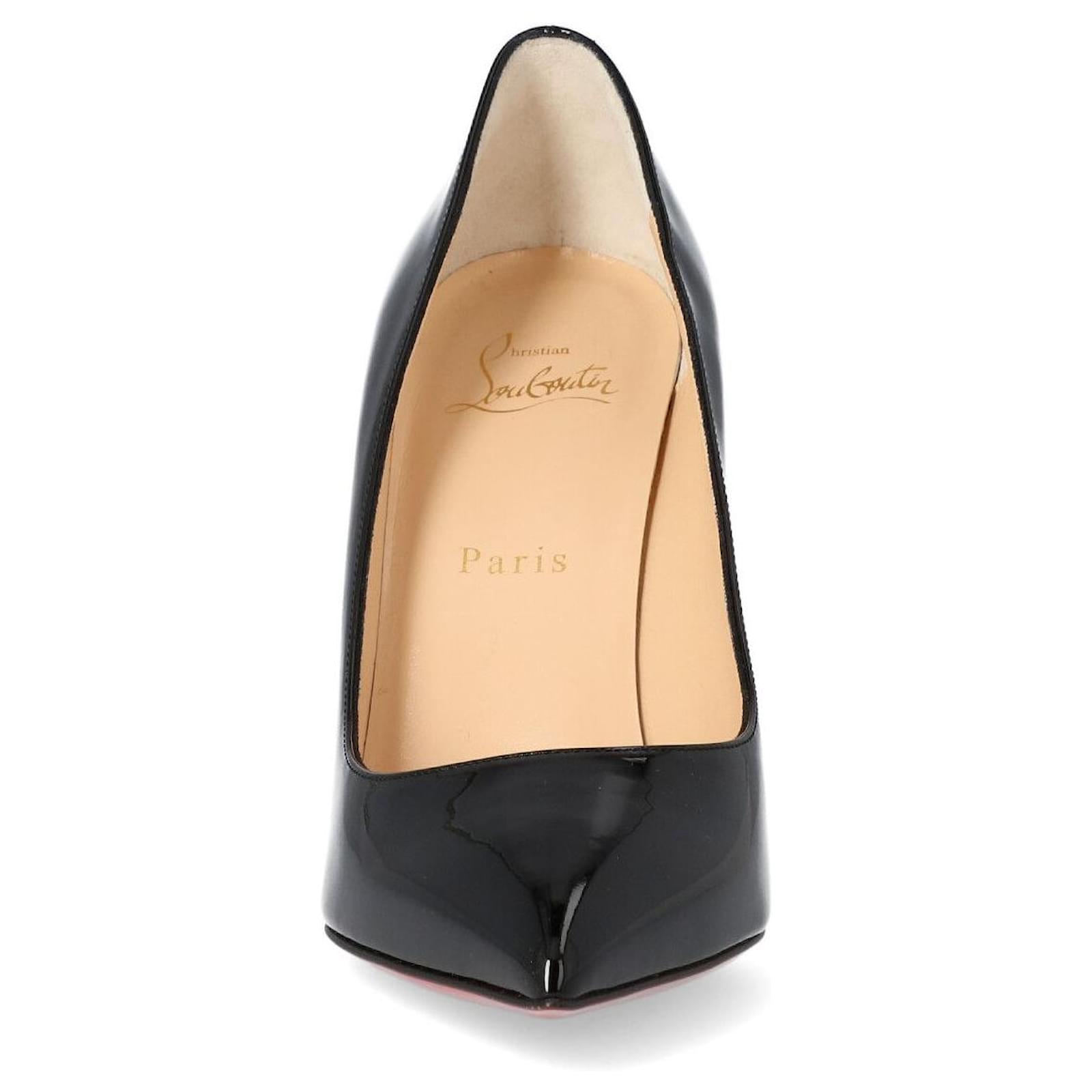 Christian Louboutin Women Pigalle Pumps With 100Mm Heel In Black Patent ...