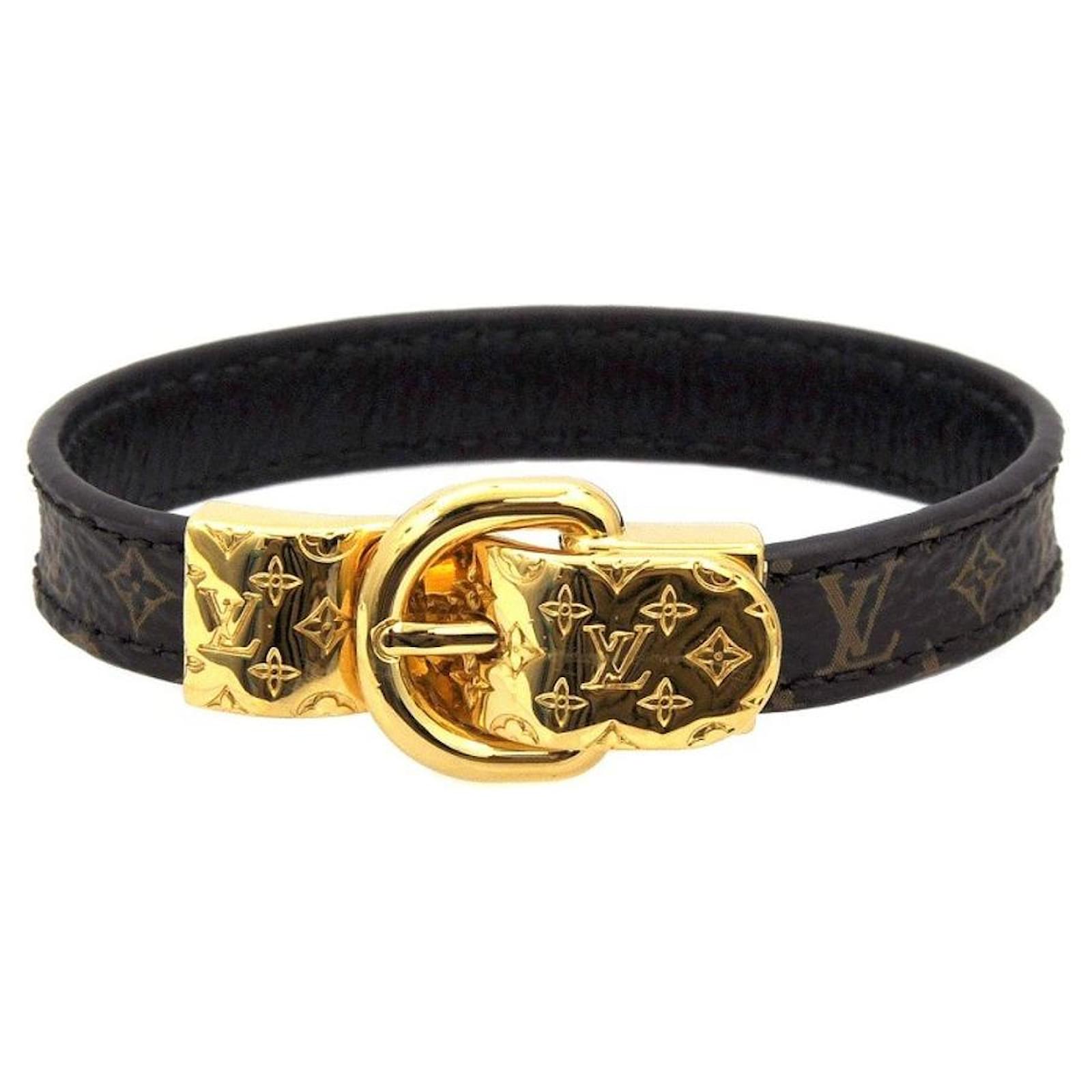 Pulseira Dourada Monogram Louis Vuitton - QLuxury Boutique