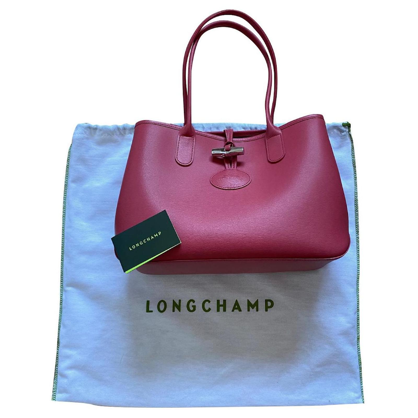 Longchamp Roseau Hobo Bag In Pink